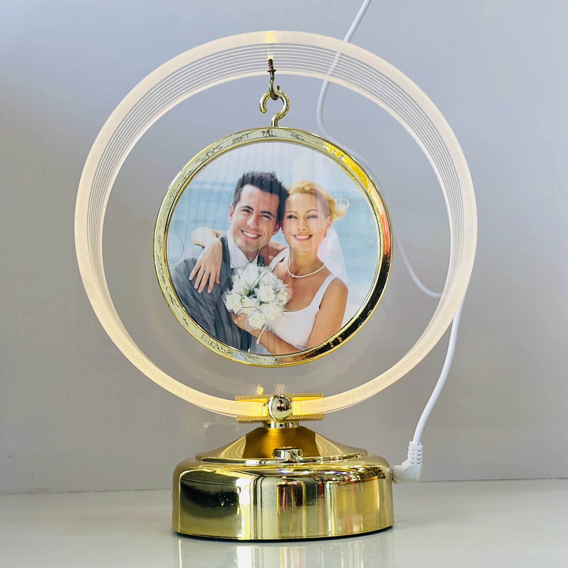 LED Table Lamp with Photo Frame(SKU-HUO4ZO)