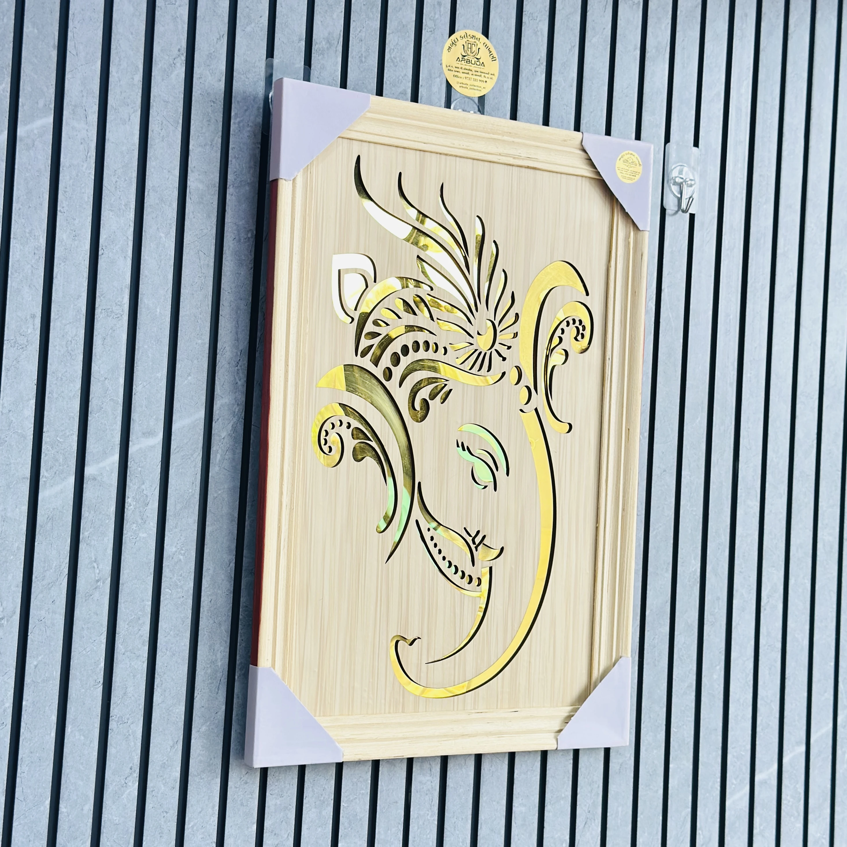 Laser -cut wooden wall art(SKU-36DSER)