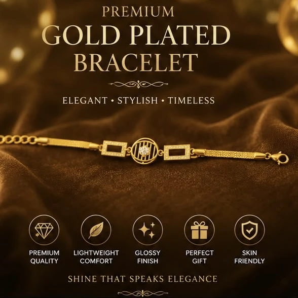 Premium Golden Rakhi