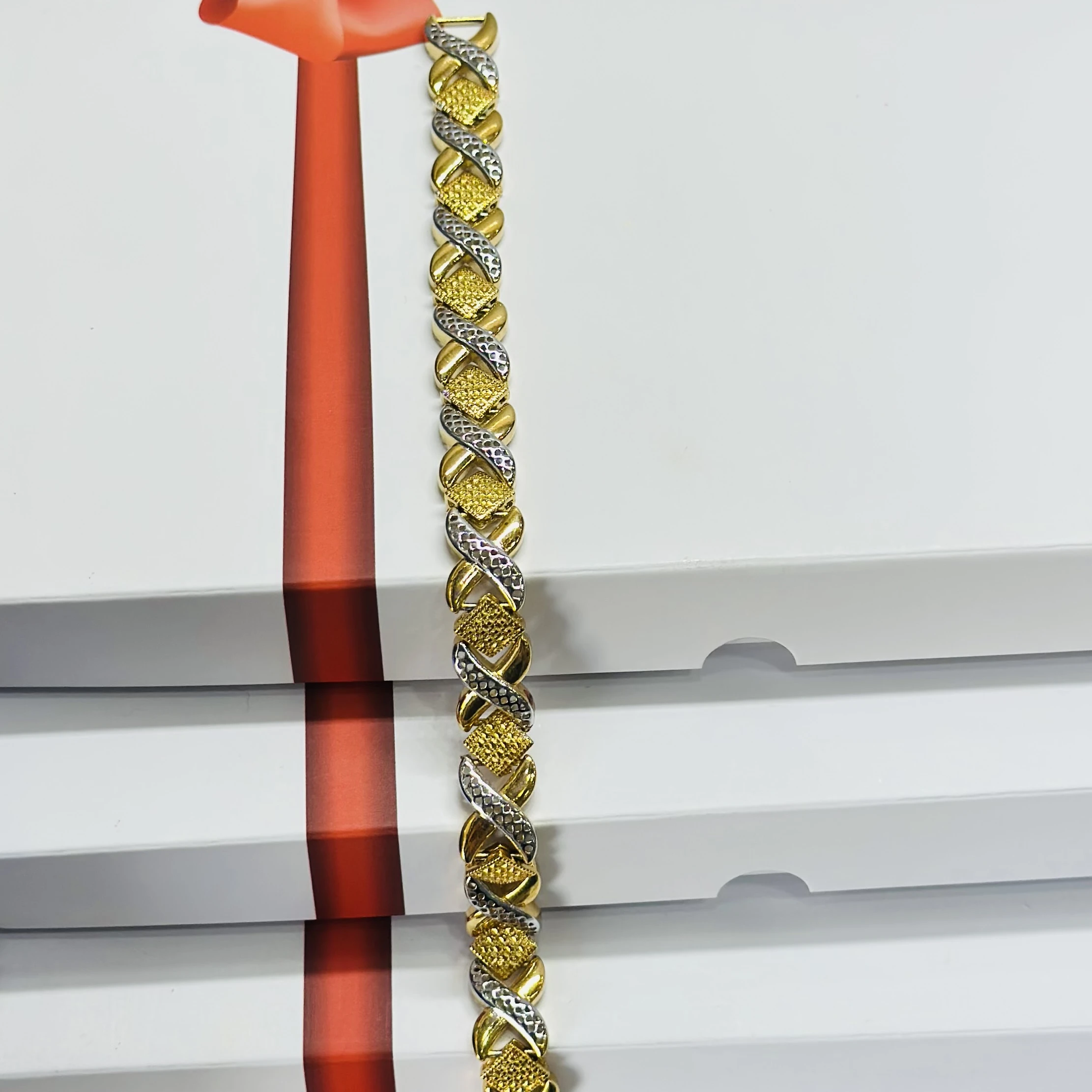 1 GRAM GOLD DIAMOND BRACELET FOR MEN