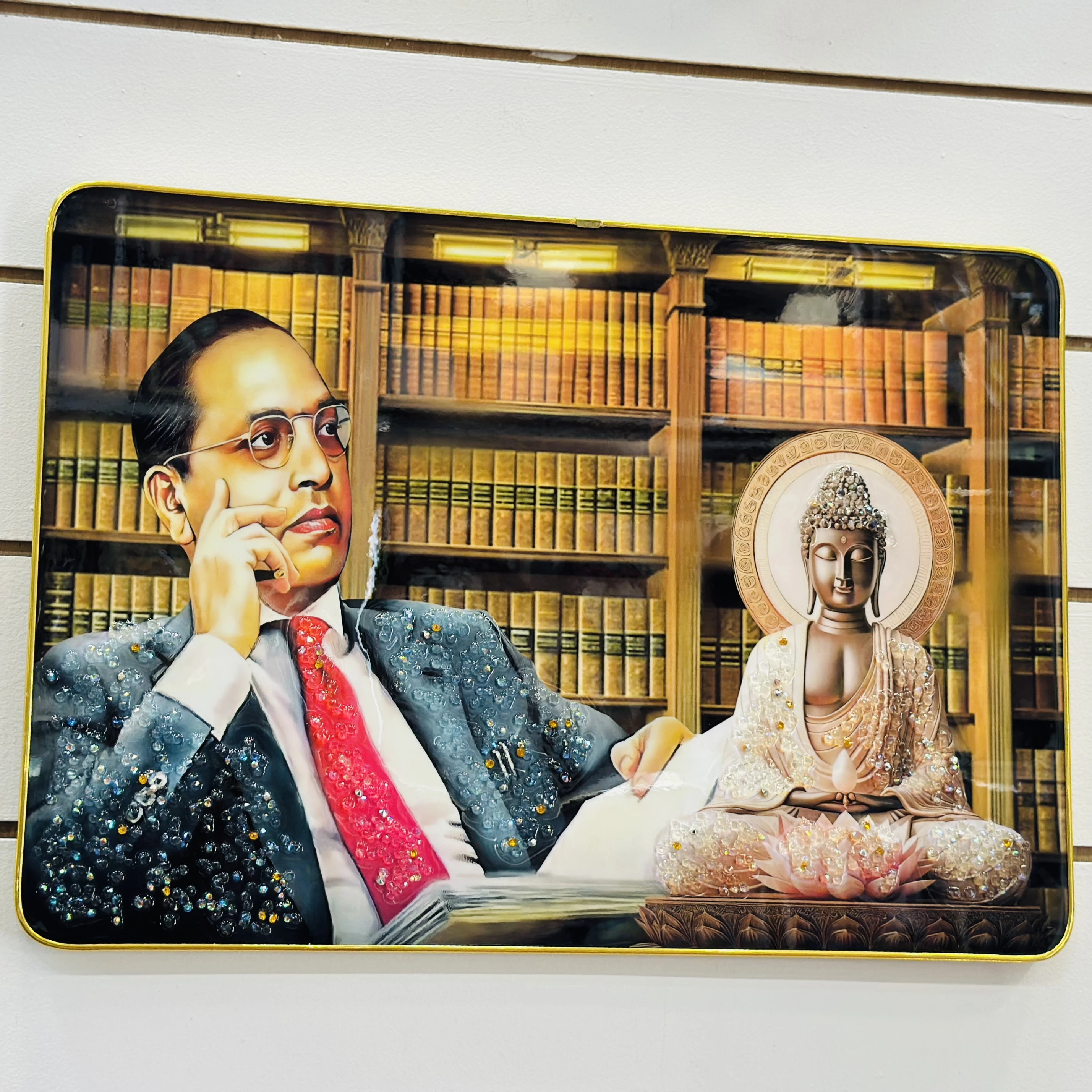 Dr. B. R. Ambedkar and Buddha Photo Frames(SKU-Y957JR)