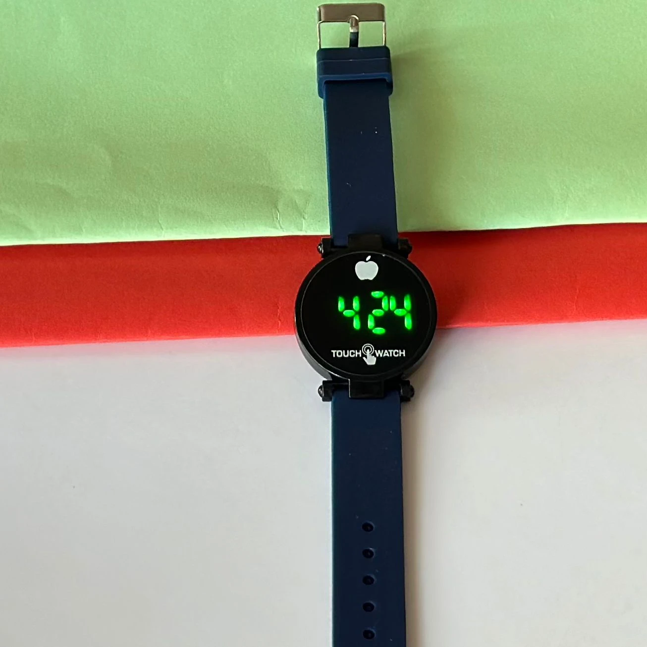 Black digital watch
