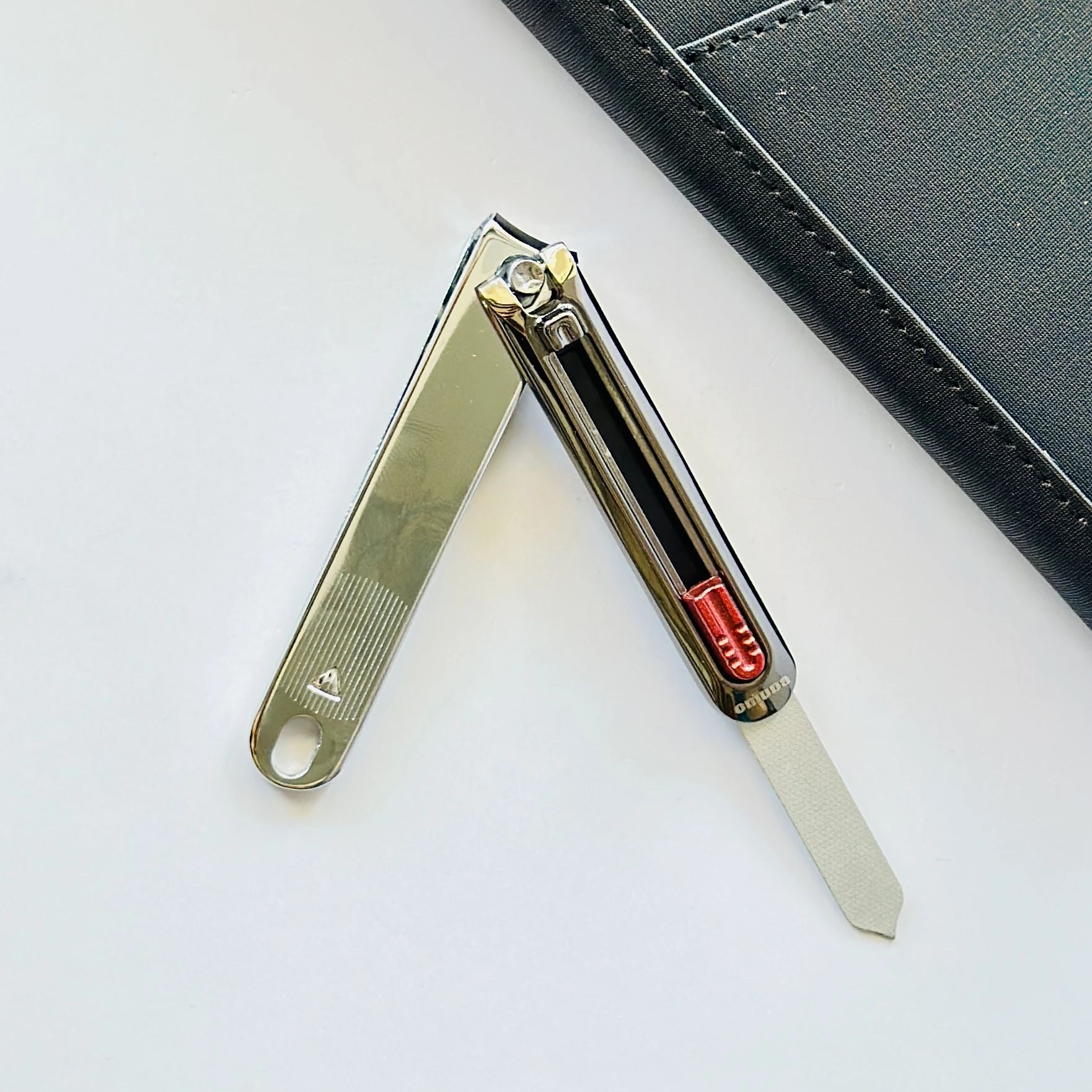 stainless steel nail clippers.