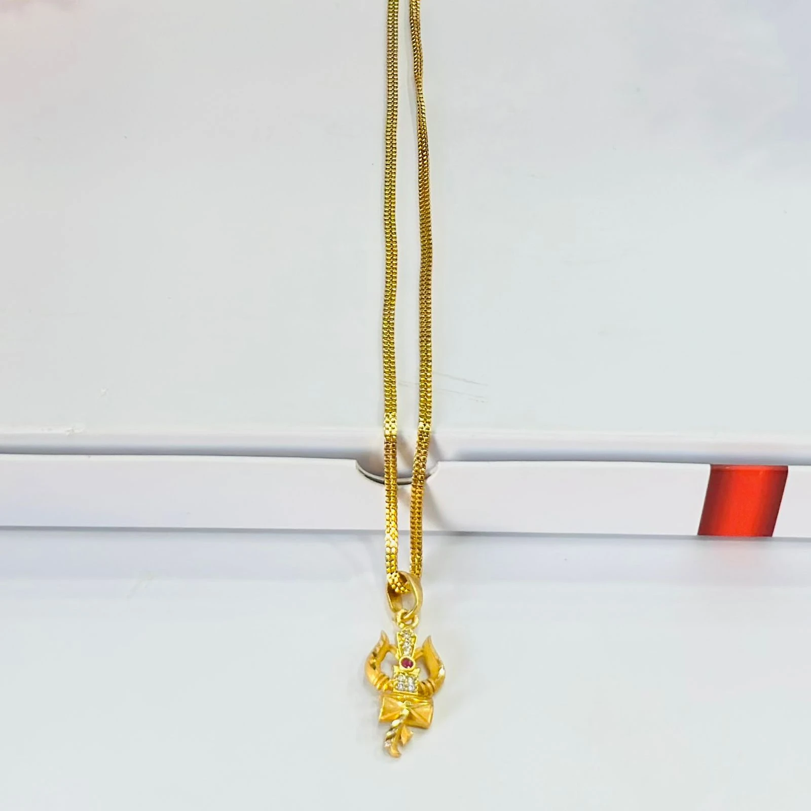 Gold plated pendant