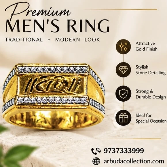 ✨ Gents Ring Collection – Stylish Designs for a Bold & Royal Look ✨