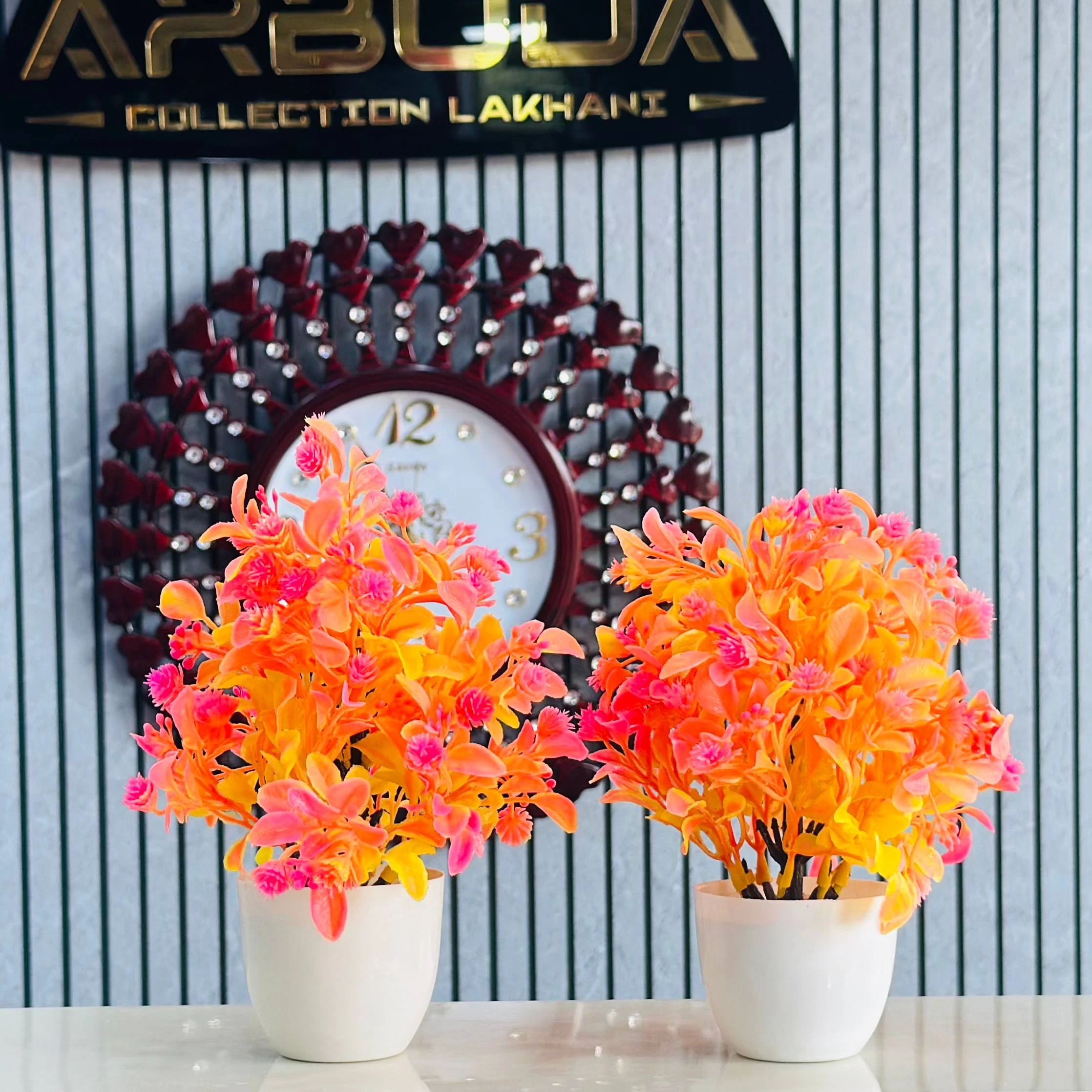 Flower Plants with Pot Showcase Decoration Plants Flowers