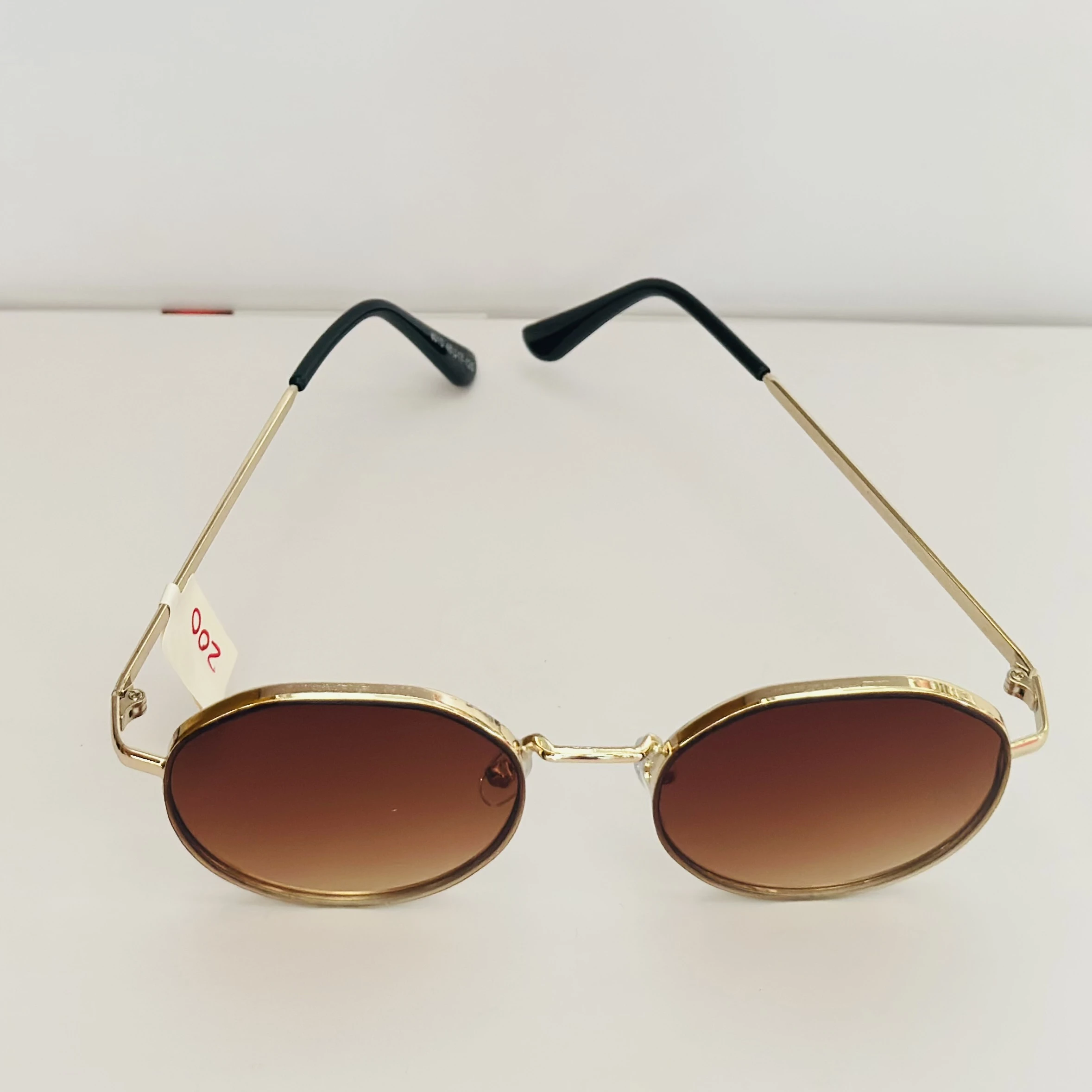 Golden Round Fashion Sunglasses