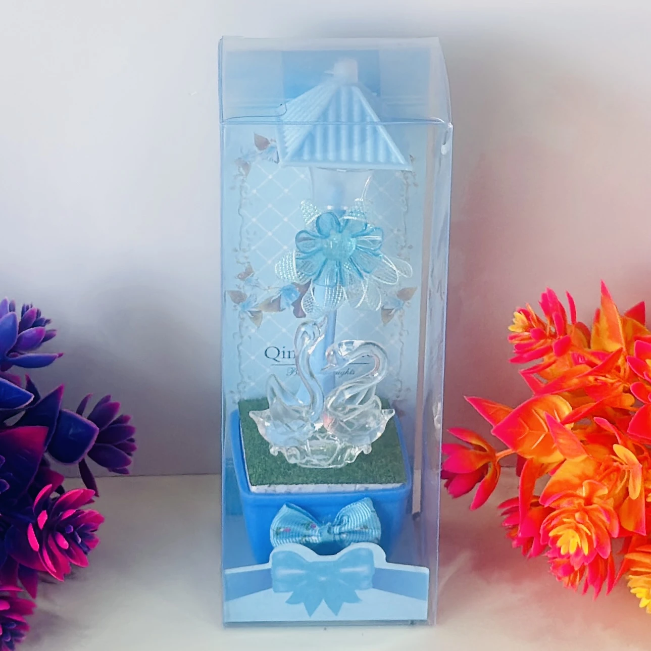crystal swan couple showpiece. … DS64X6
