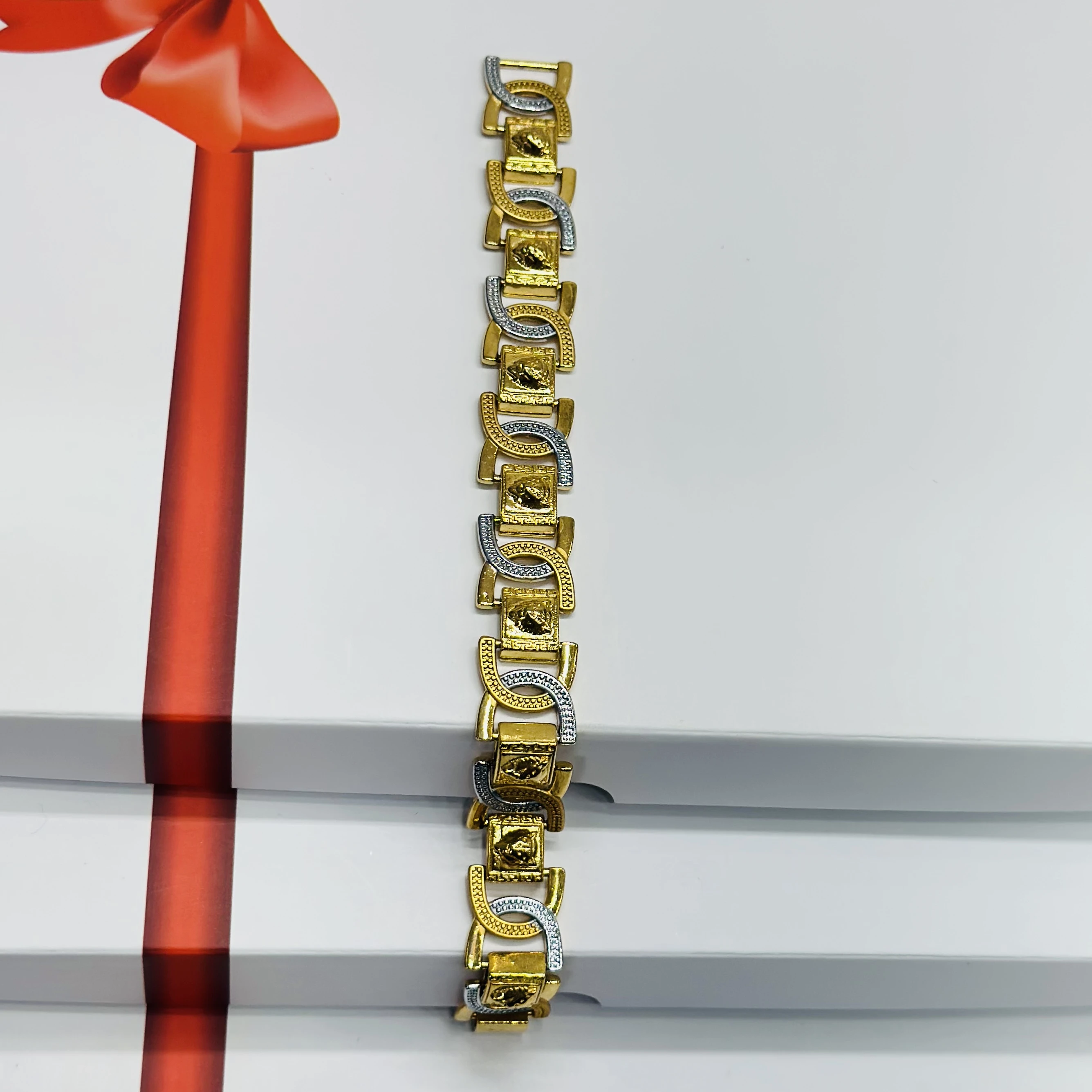 1 GRAM GOLD DIAMOND BRACELET FOR MEN