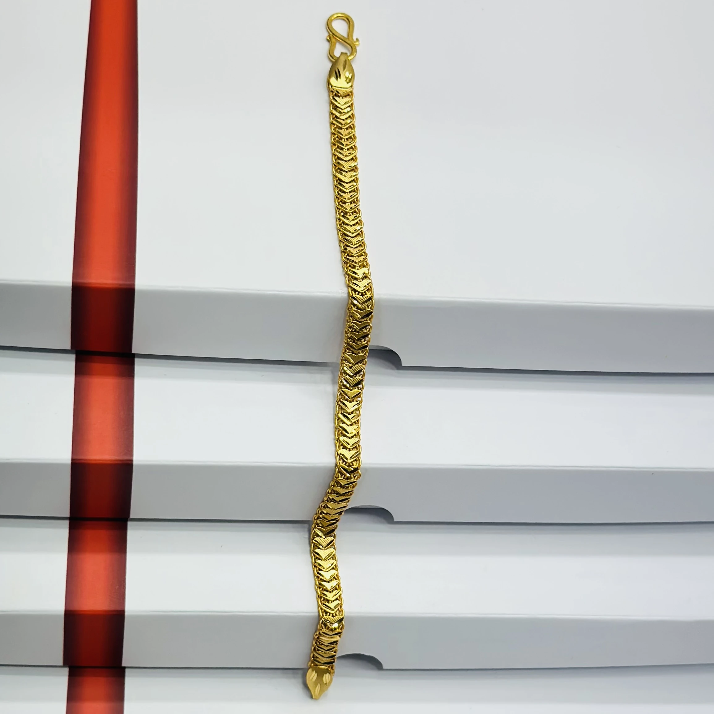 1 GRAM GOLD DIAMOND BRACELET FOR MEN