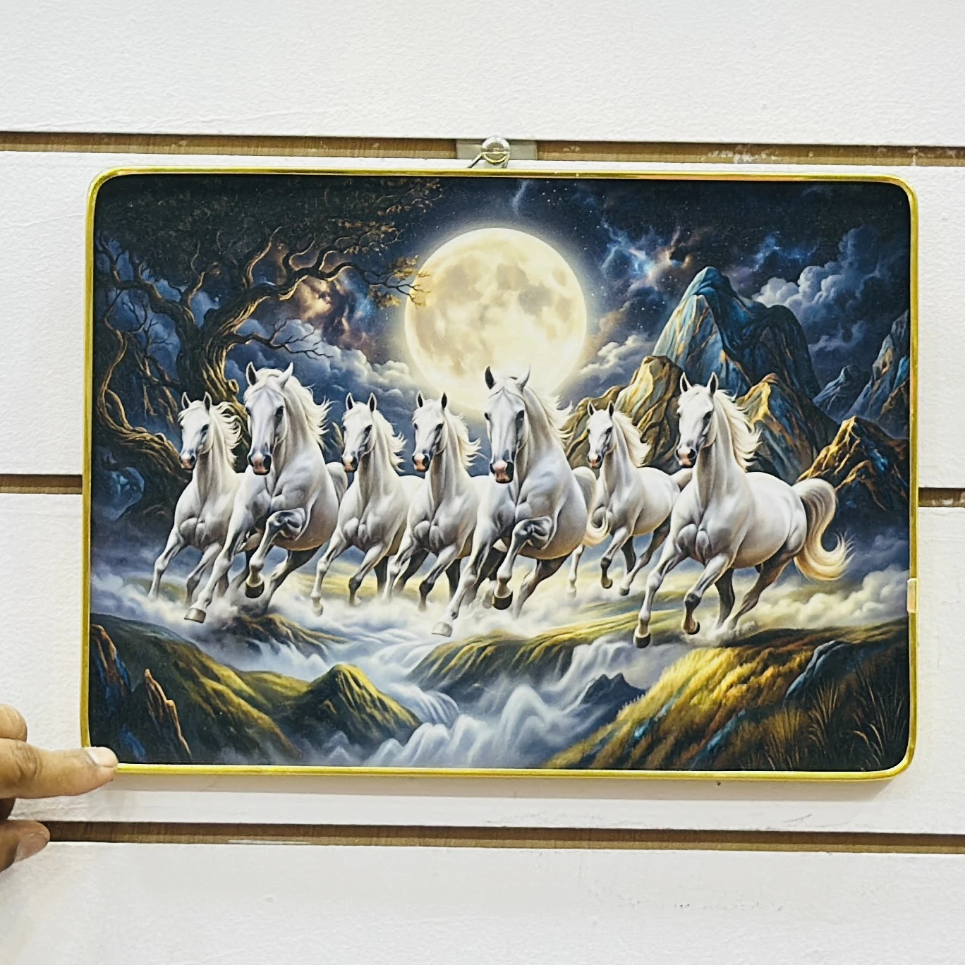 Seven Horses Vastu Painting……ZA8W36