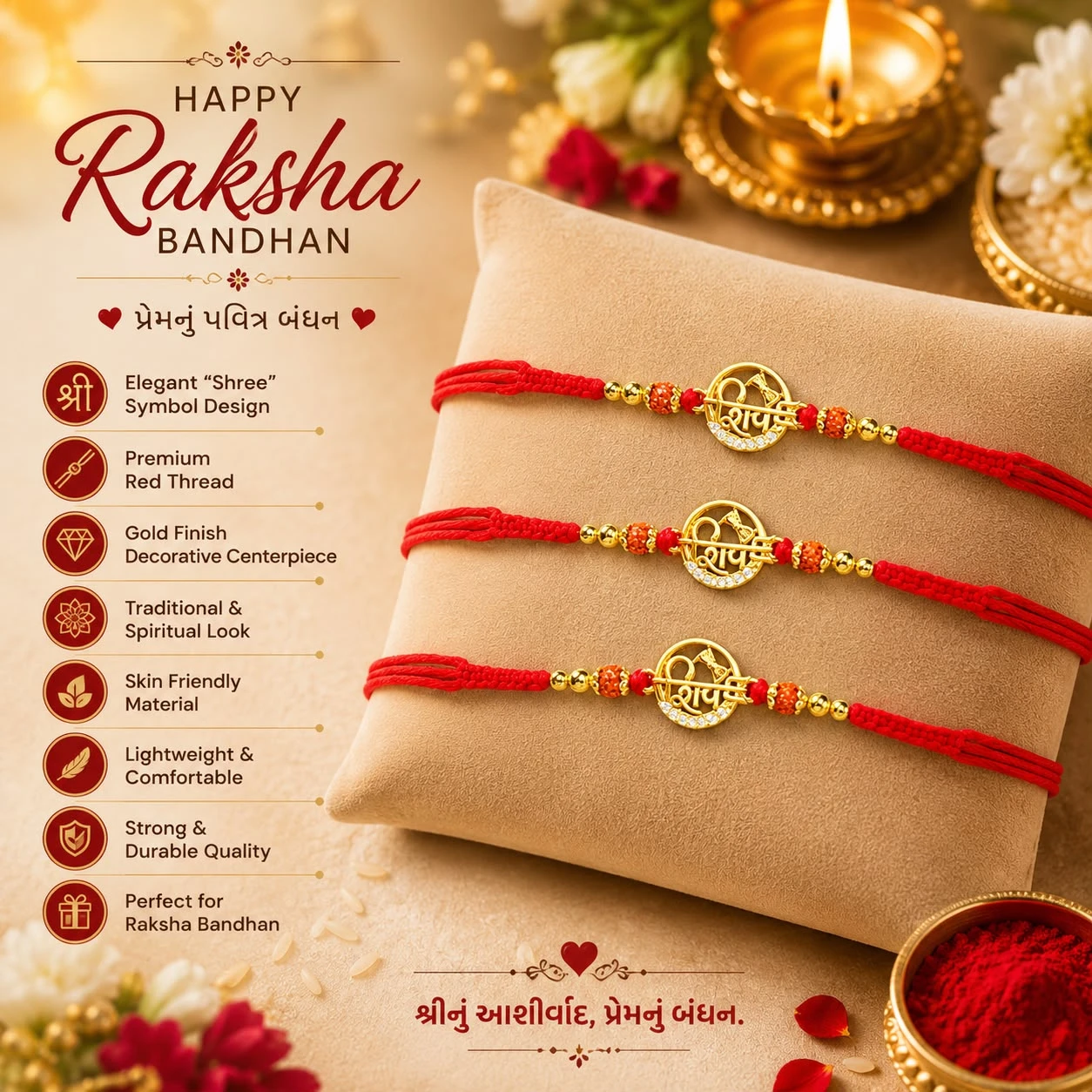 premium designer rakhis