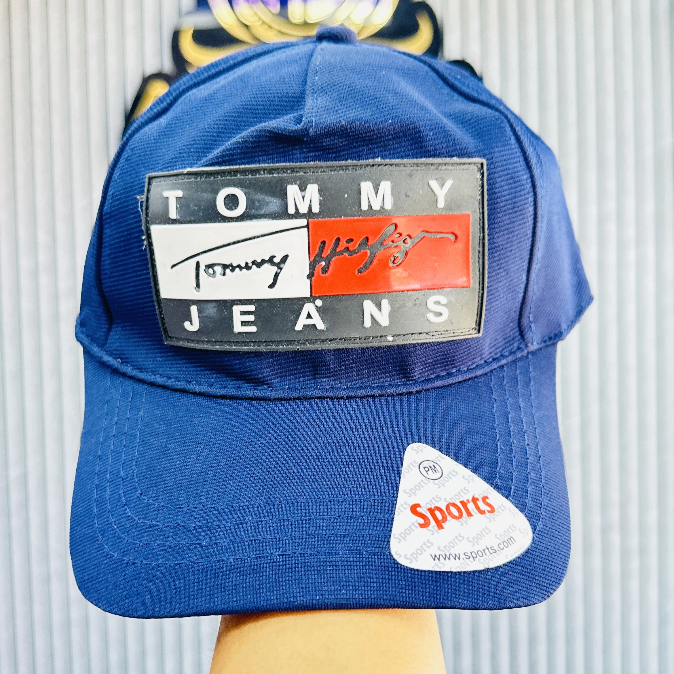 Blue Tommy Jeans baseball cap