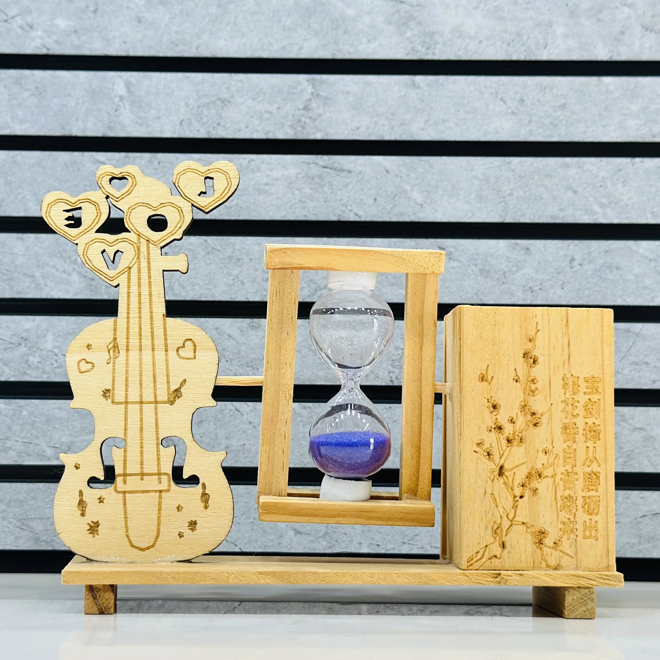 Wooden pen stand (SKU-432IVI)