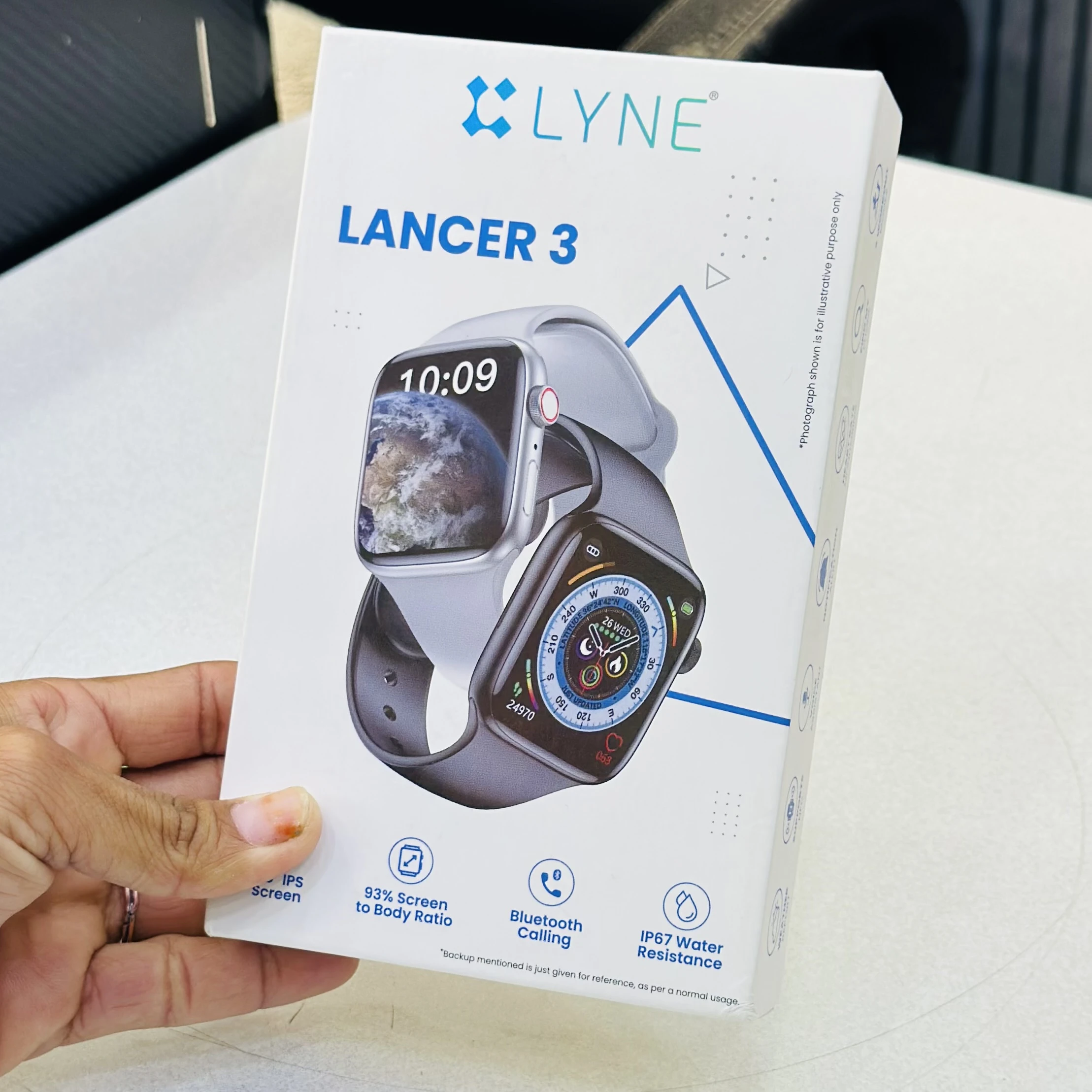 Lyne Lancer 3 smartwatch…. Model No…LANCER 3