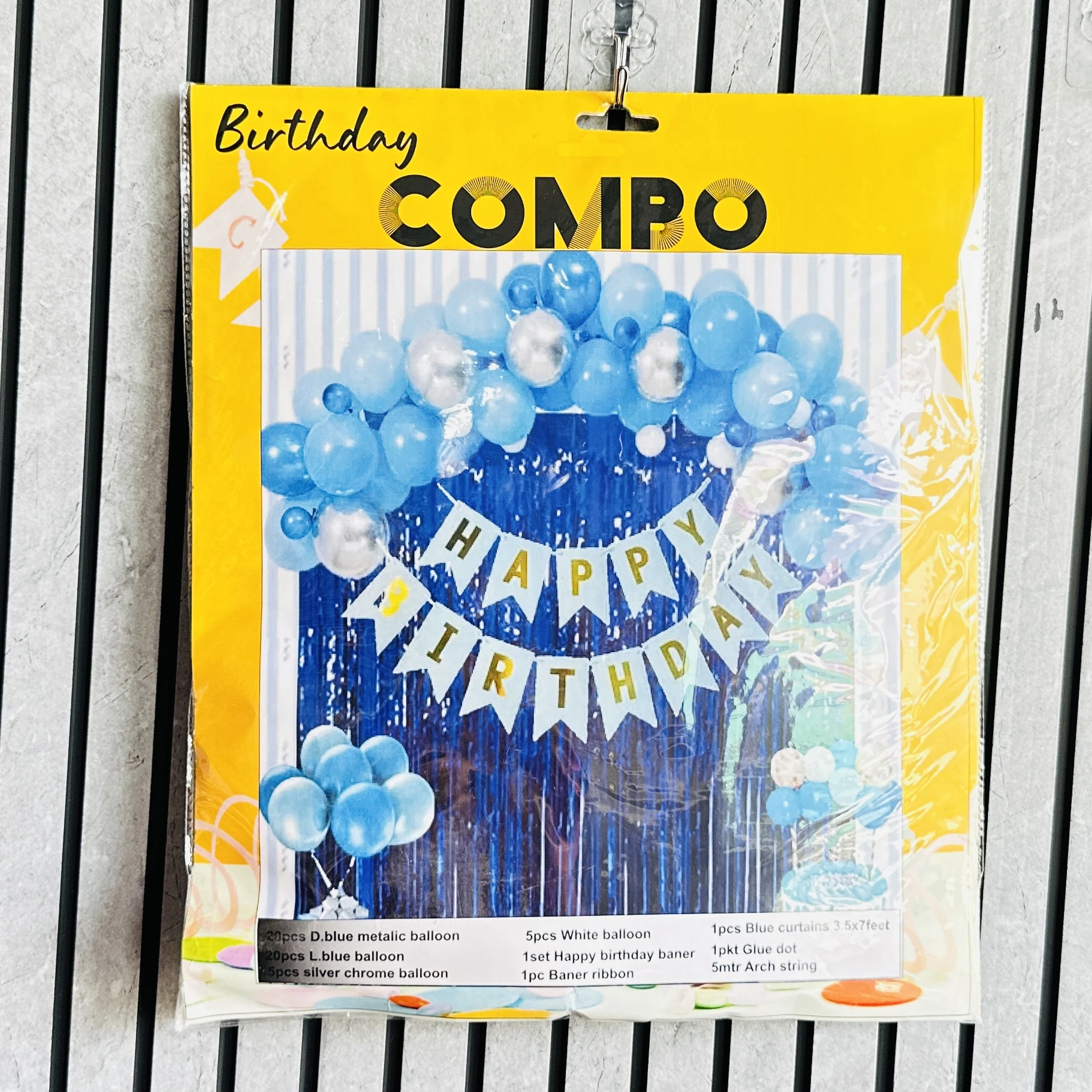Happy Birthday Foil Banner Decoration Set