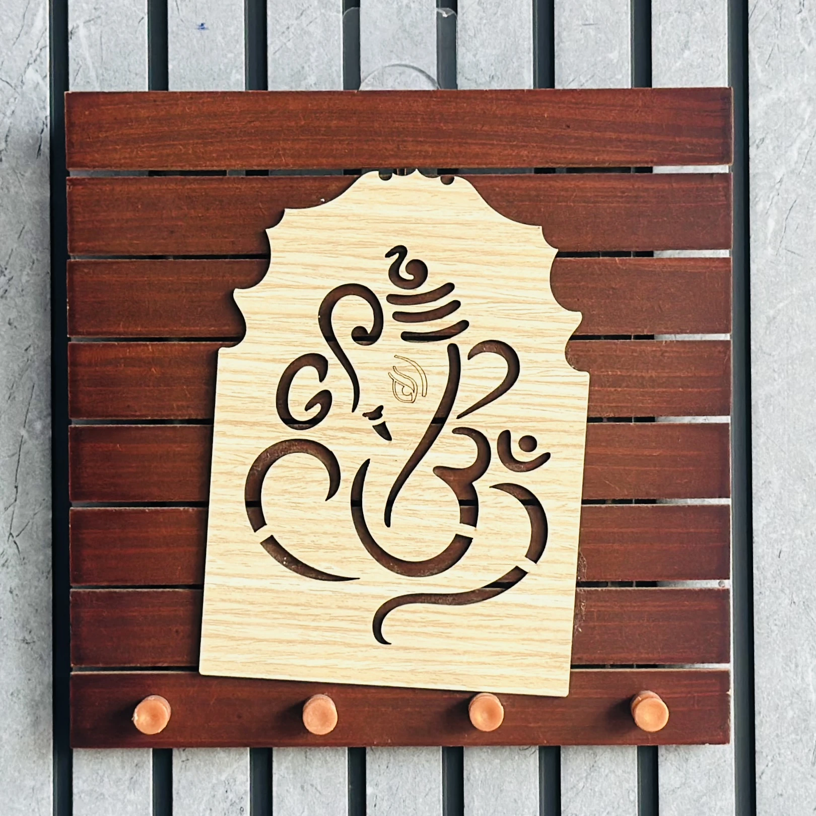 Ganpati bapa Face stencil for wall art(SKU-N5512H)