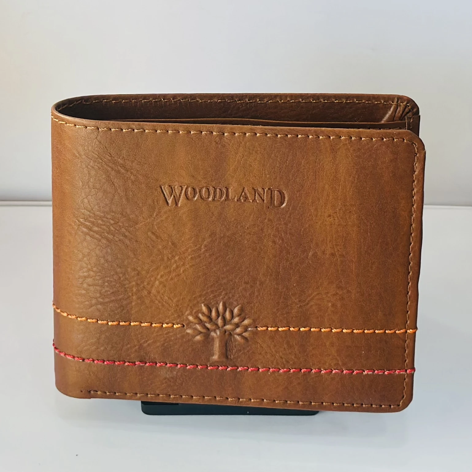 Woodland leather bi-fold wallet