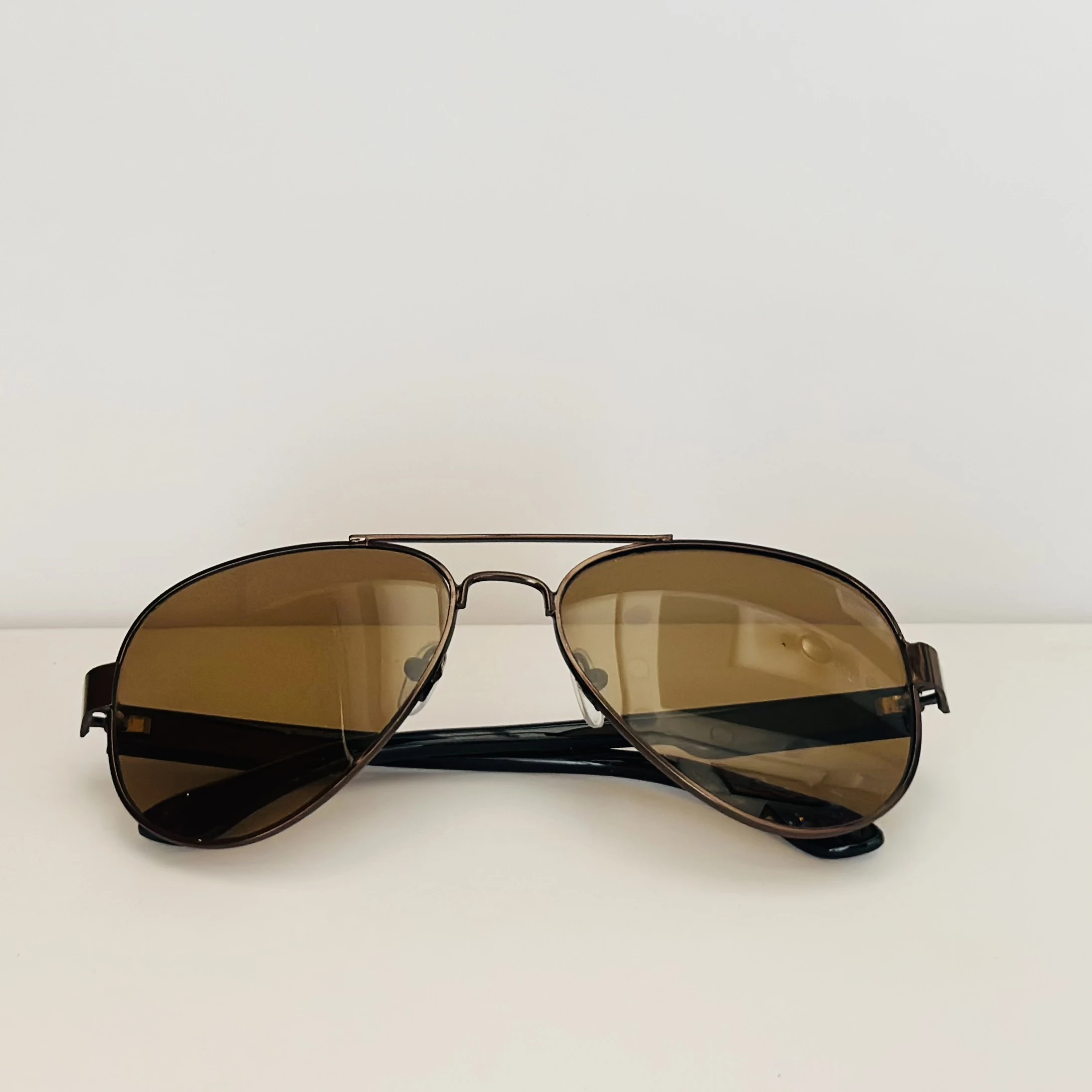 Black aviator sunglasses
