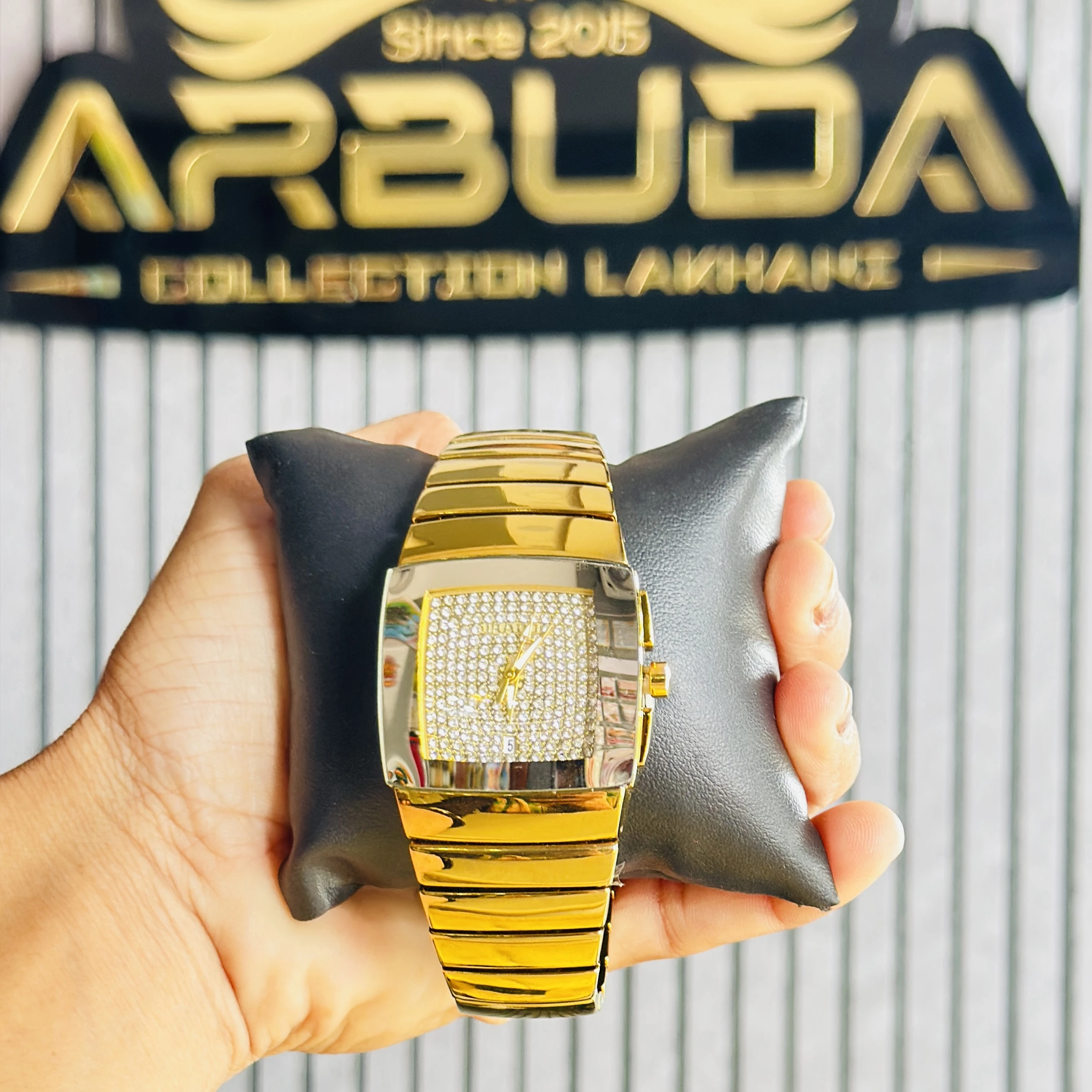 Gold tone Rado Sintra Jubilé quartz watch