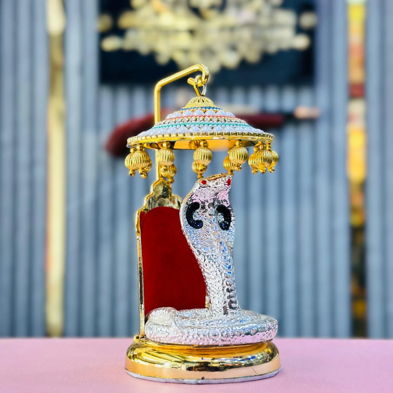 Silver plated Goga bapa murti