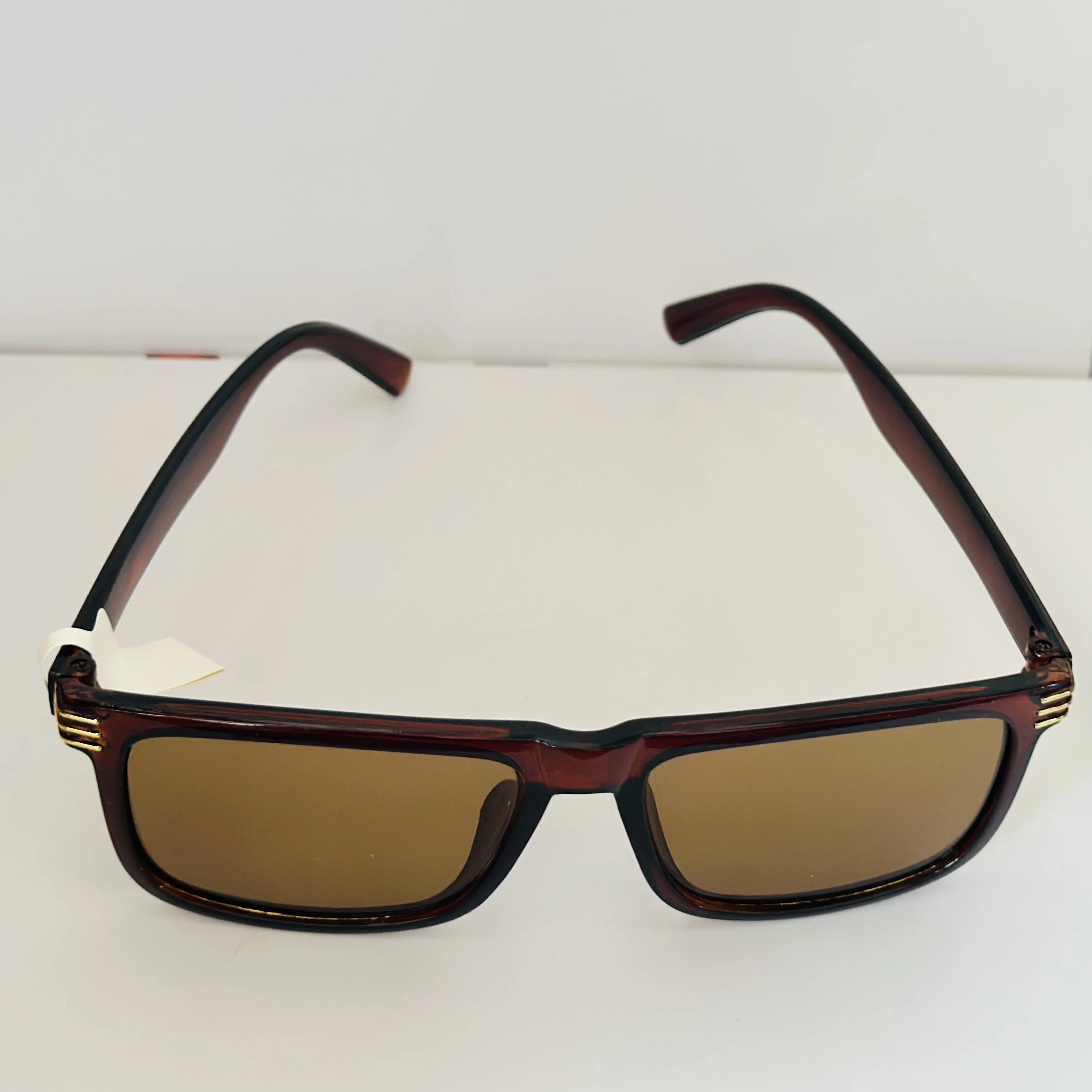Brown Vincent Chase square sunglasses.