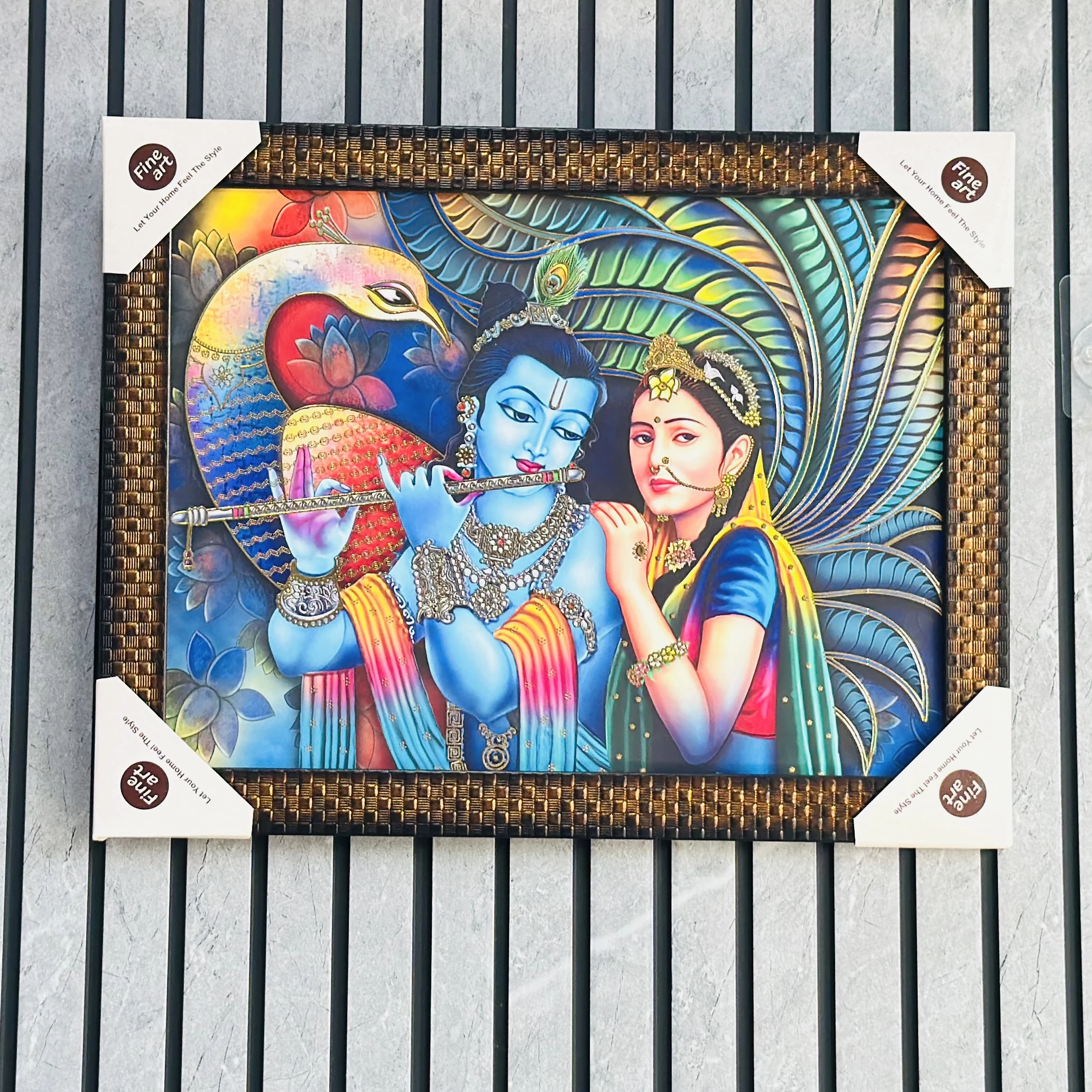 રાધા ક્રિશ્રના વોલ આર્ટ (SKU-X344Q8)