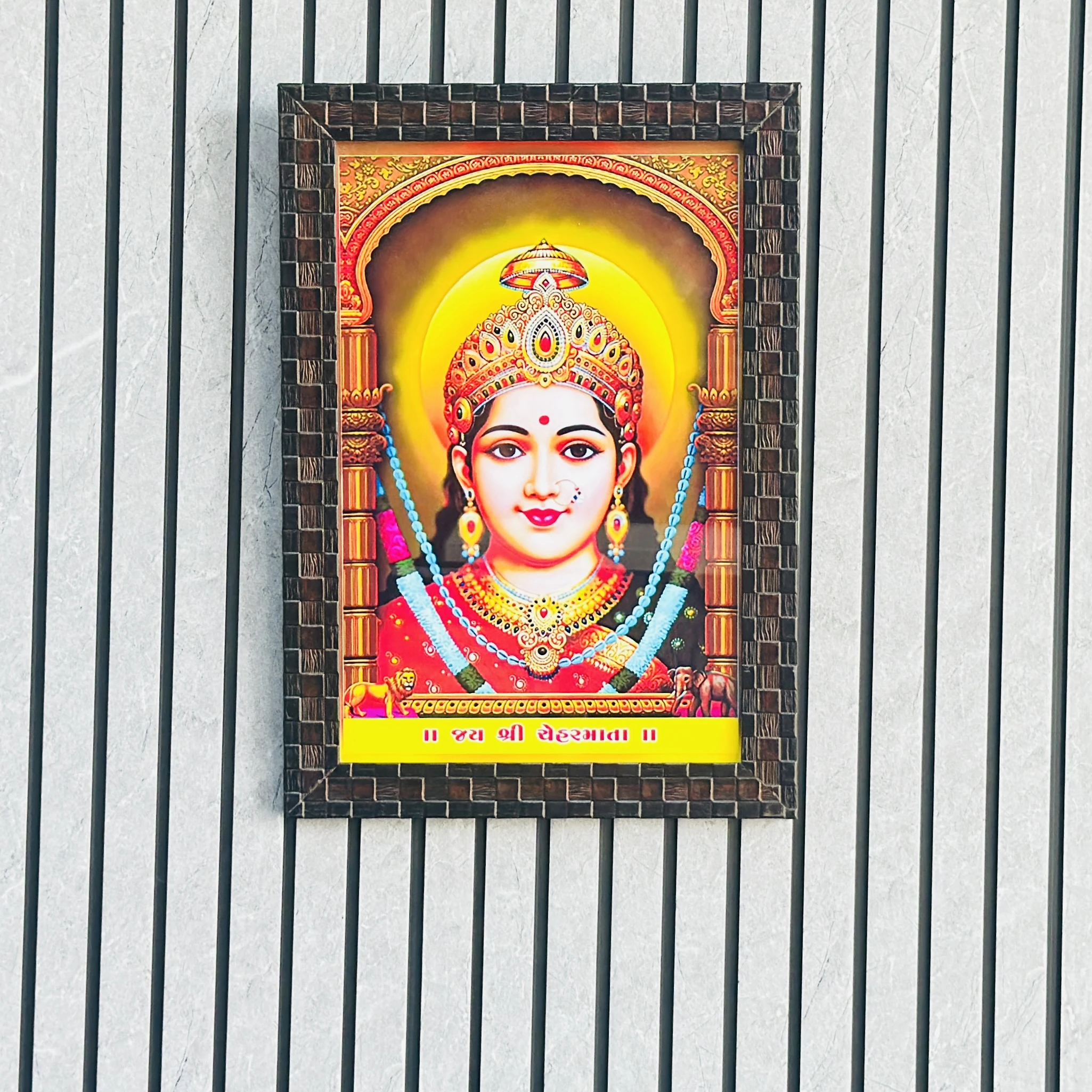 Jay Chehar Mata religious photo frame