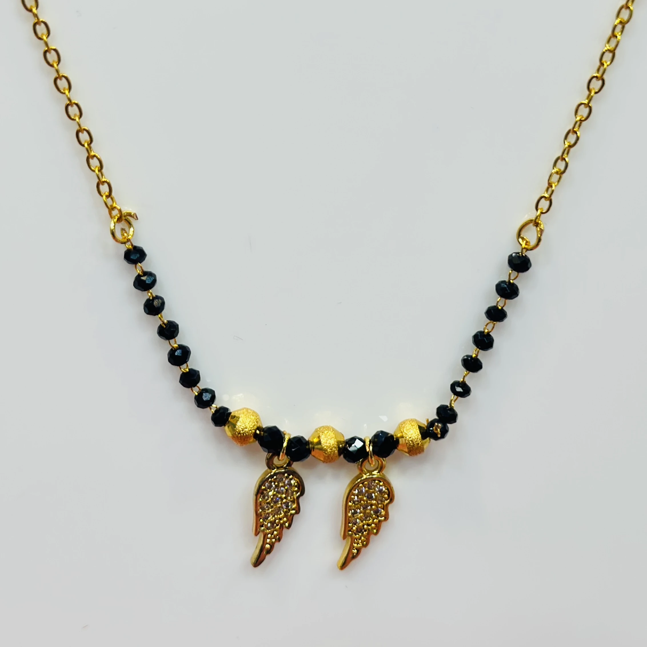 Gold plated mangalsutra