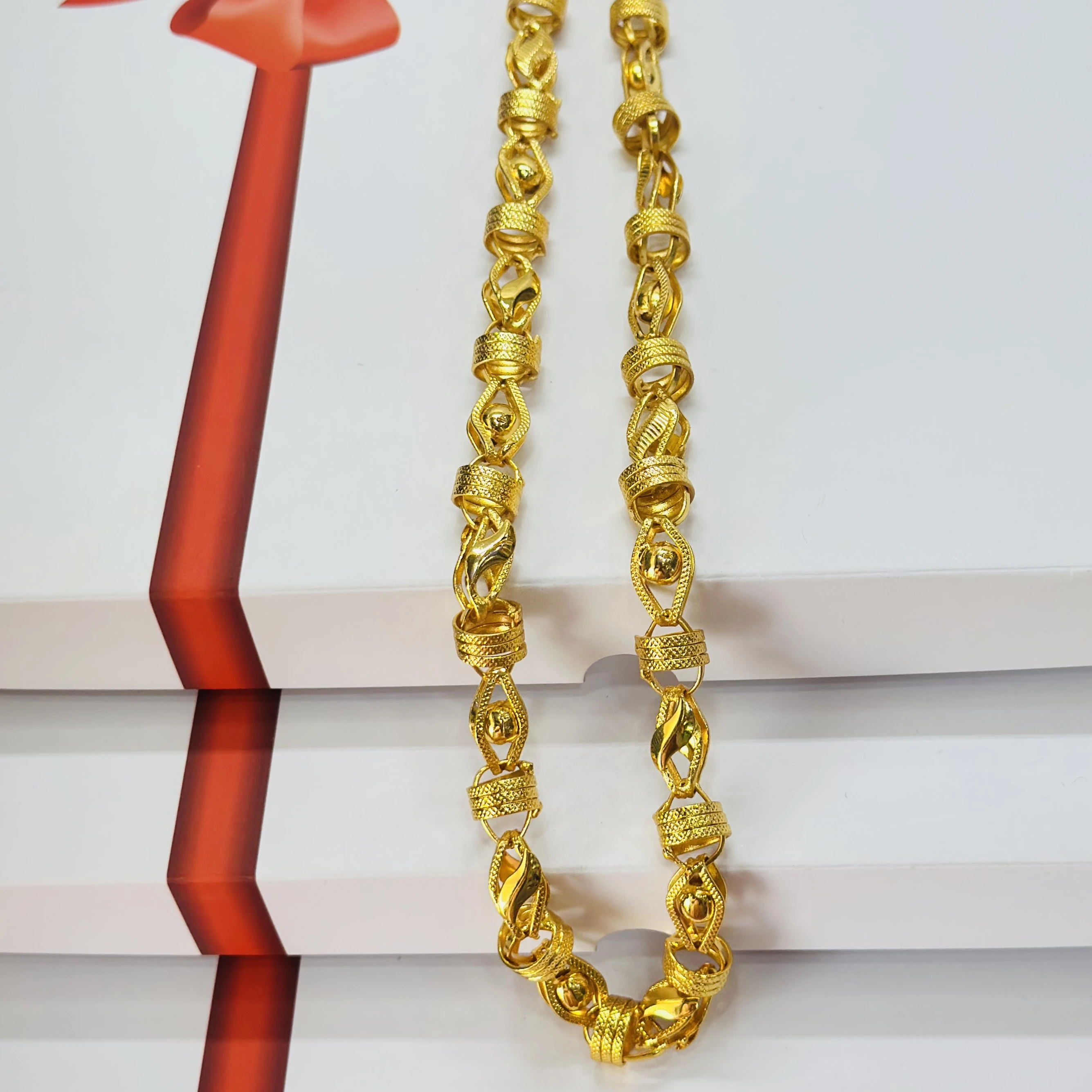 Gold plated design chain