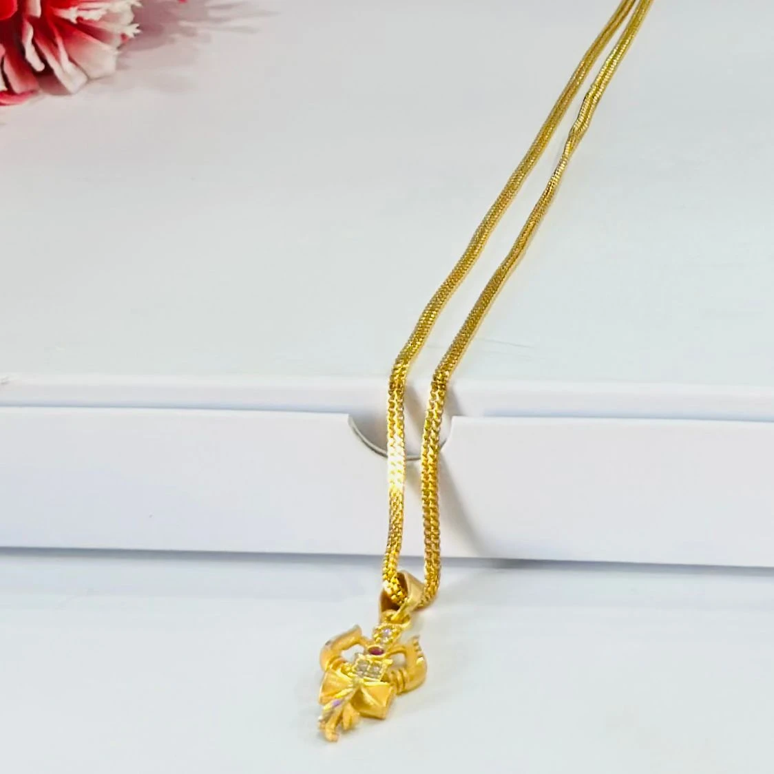 Gold plated pendant