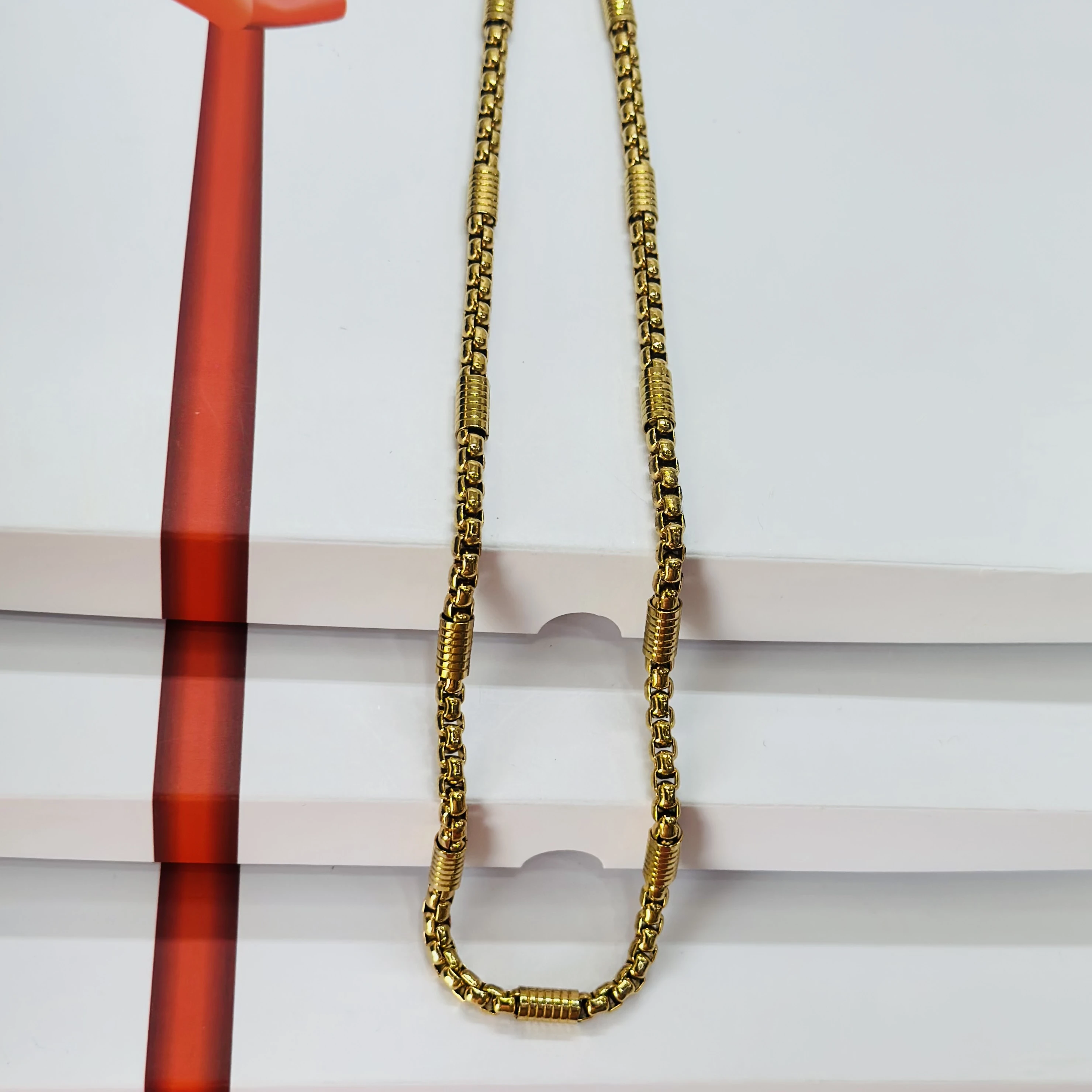 Gold plated design chain