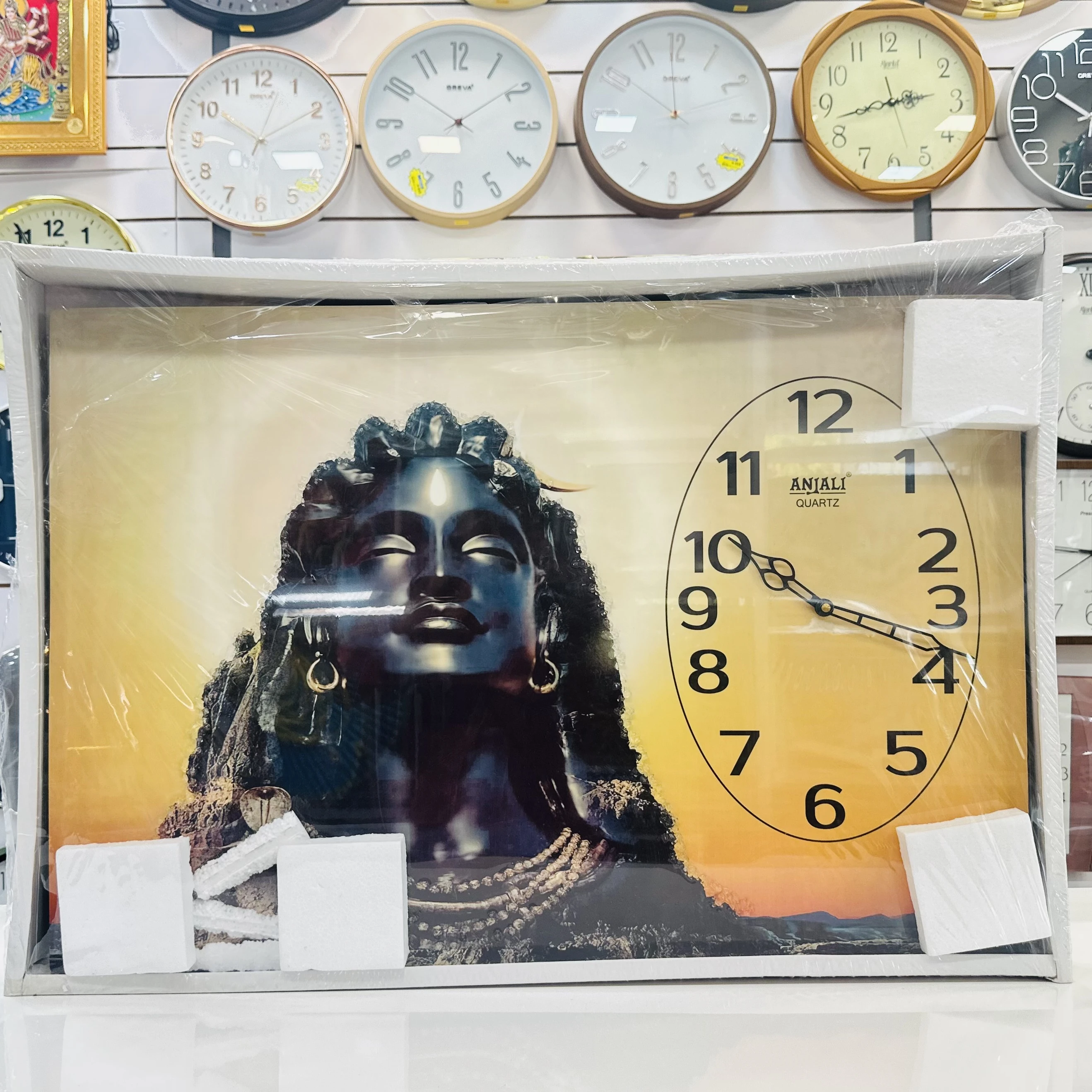 Adiyogi Idol Wall Clock(SKU-8Q7HN3)