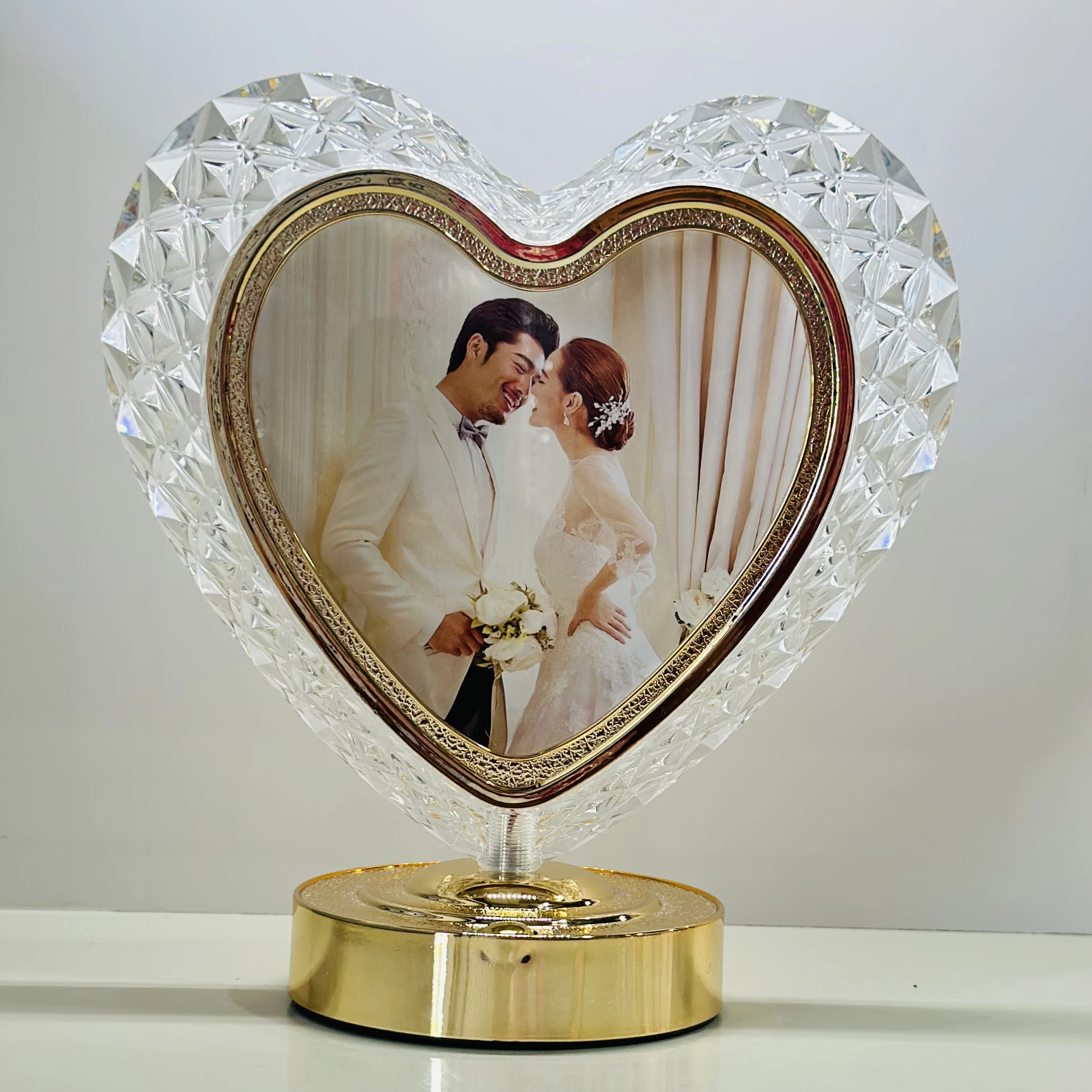 LED Photo Frame With a Heart Designe