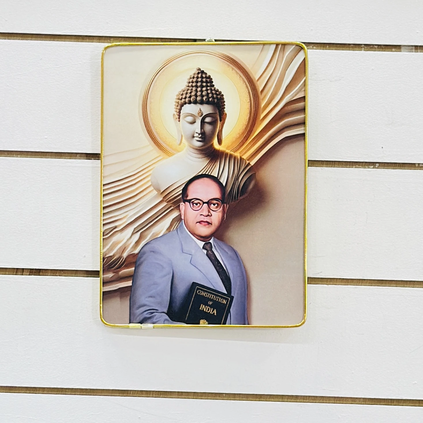 Buddha ambedkar photo frame……. 6J4FXZ