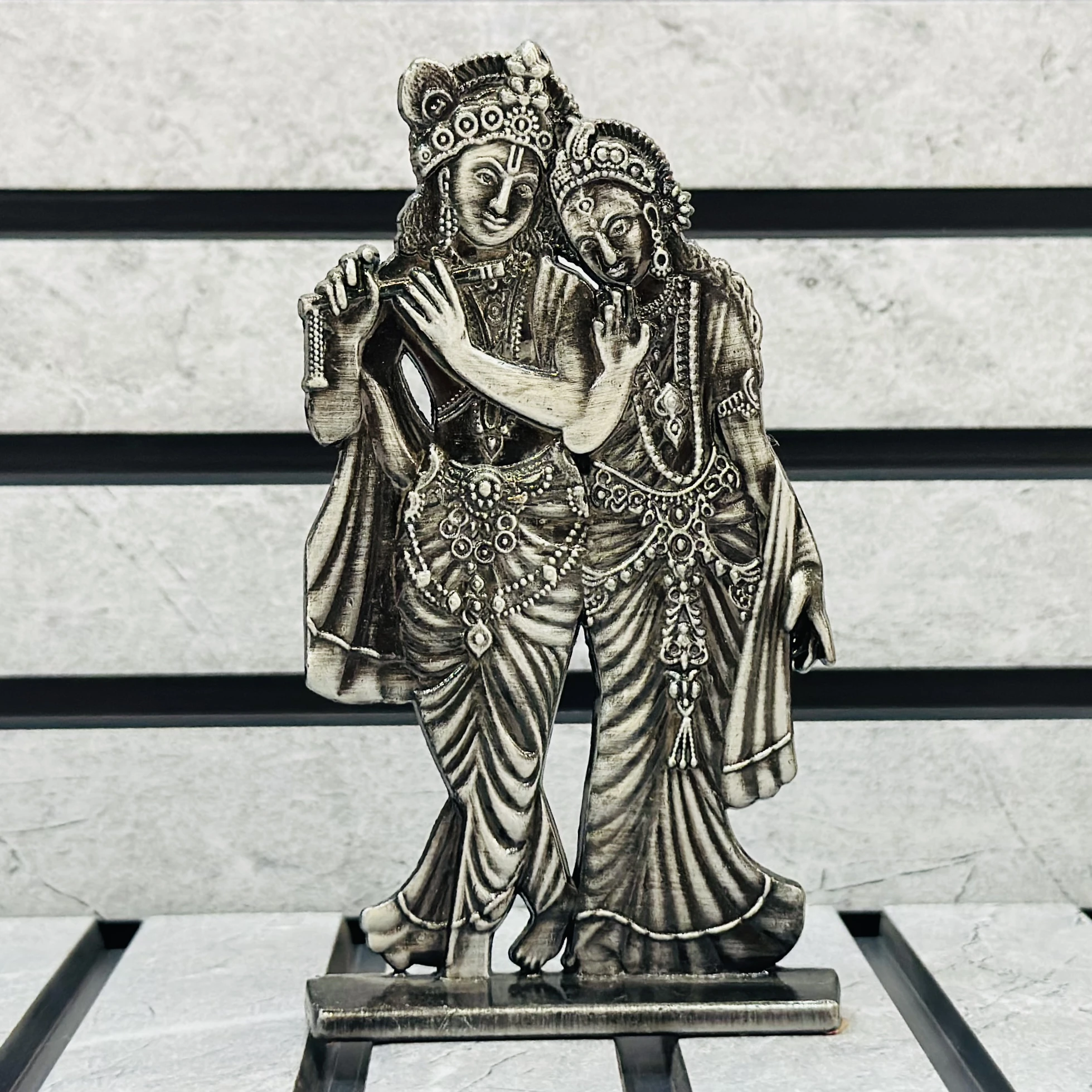 Statue of the Hindu deities Radha and Krishna.
