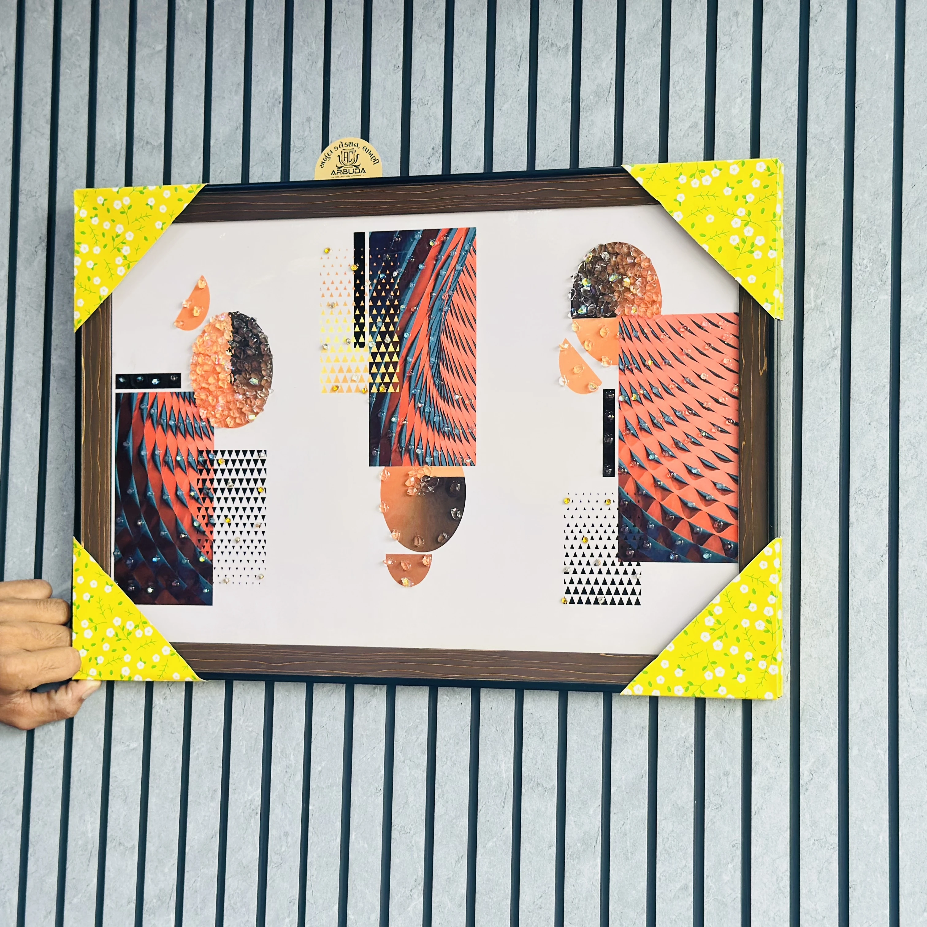 Mixed -Media artwork(SKU-OR4INC)
