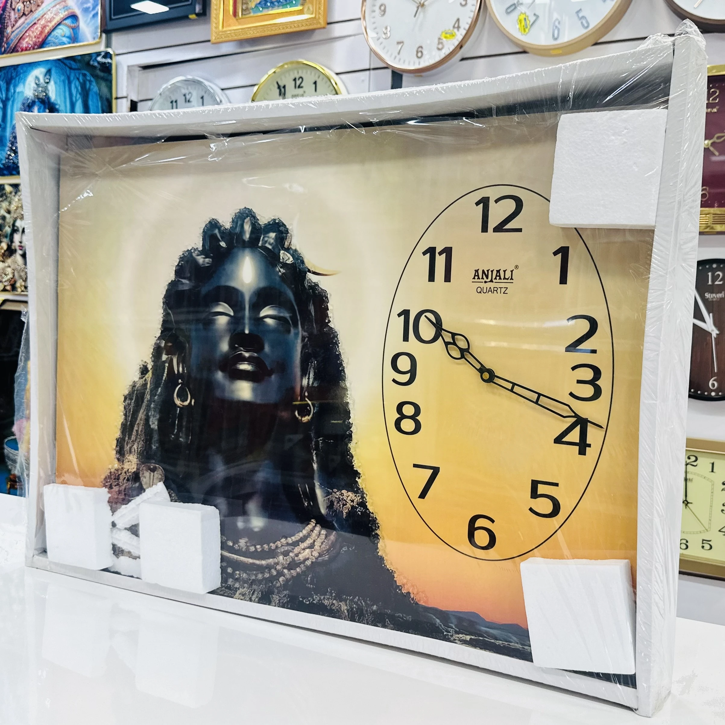 Adiyogi Idol Wall Clock(SKU-8Q7HN3)