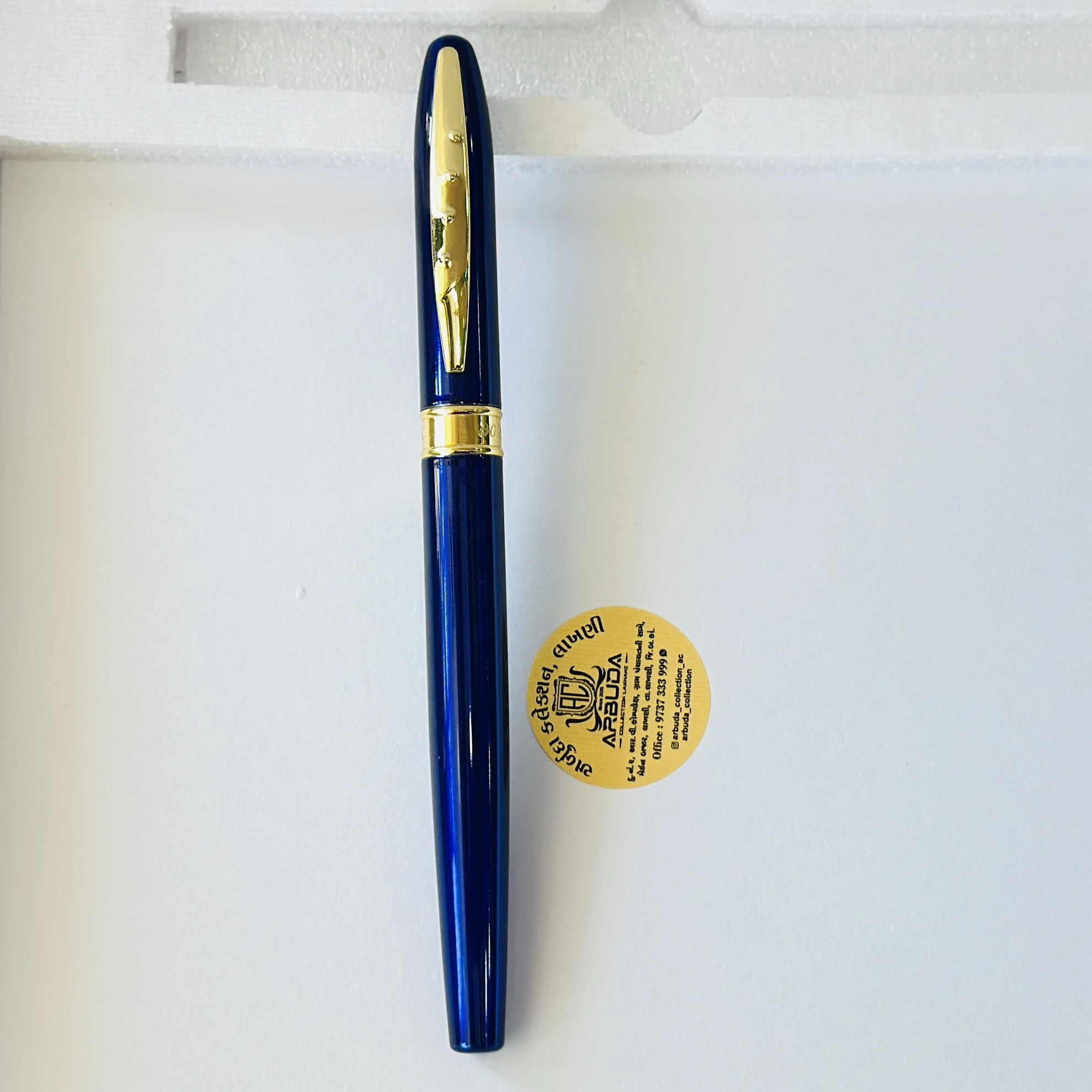 Glossy blue Sheaffer Prelude Mini ballpoint pen