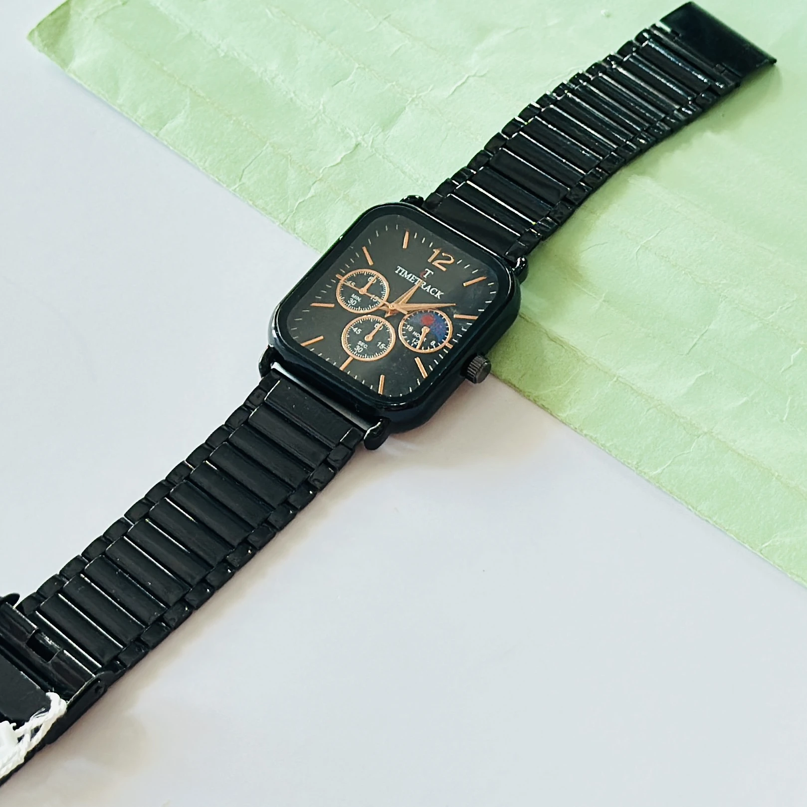 Black Analogue Watch For Man’s