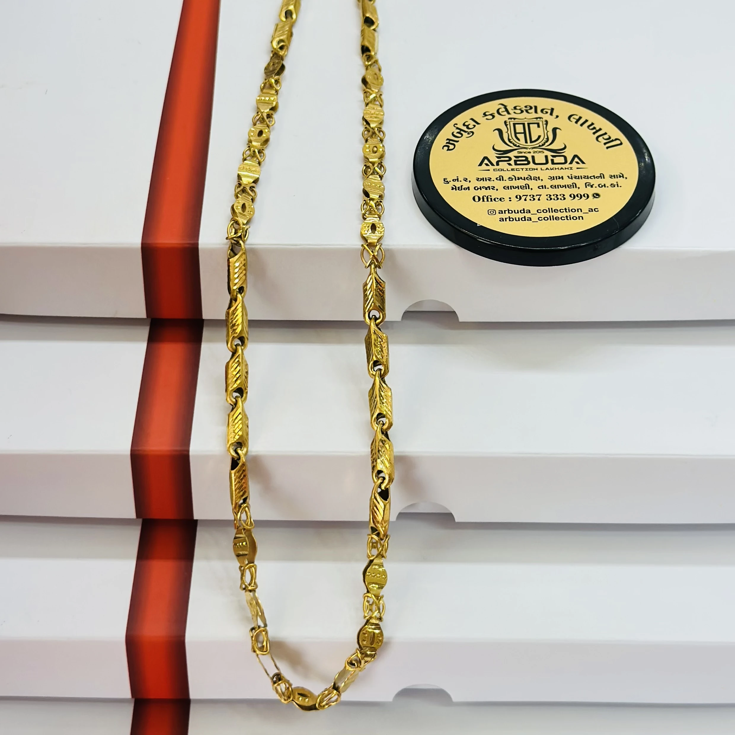 Gold plated design chain