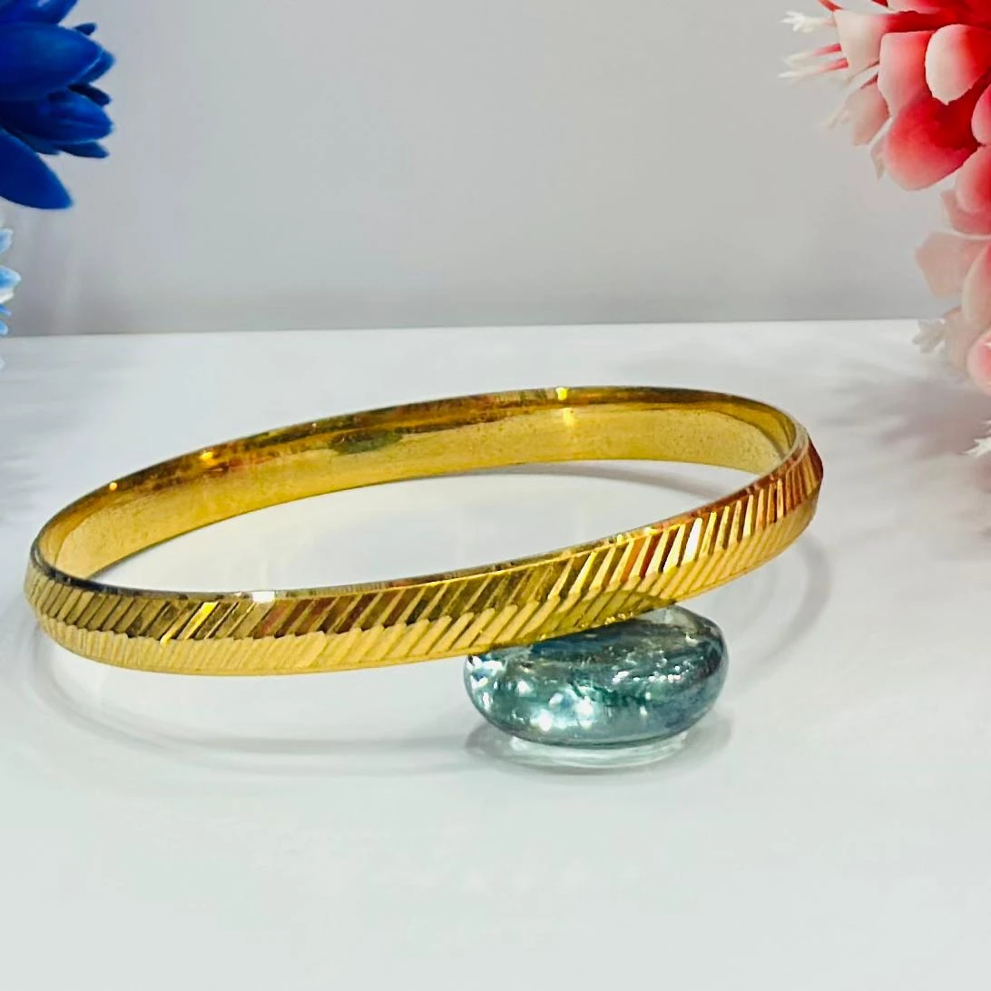 1 Gram Gold Plated Panther Kada for Men & Women