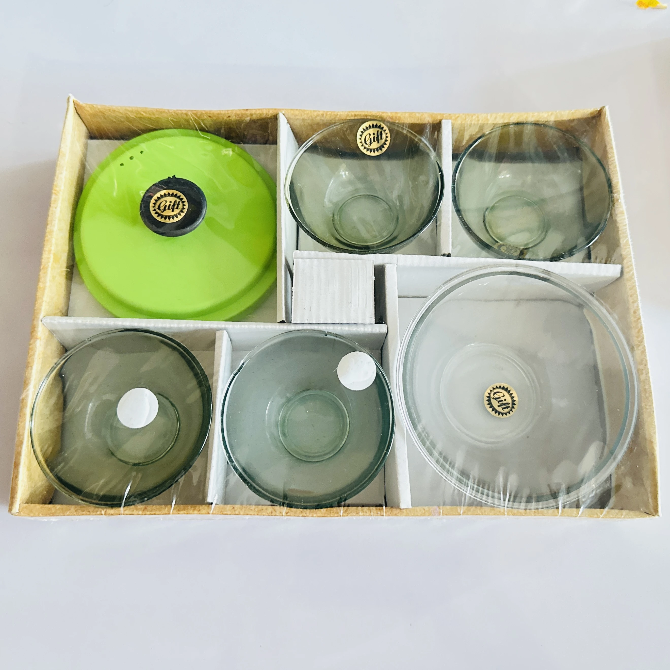 glass pudding or dessert bowl set…VX5FLX