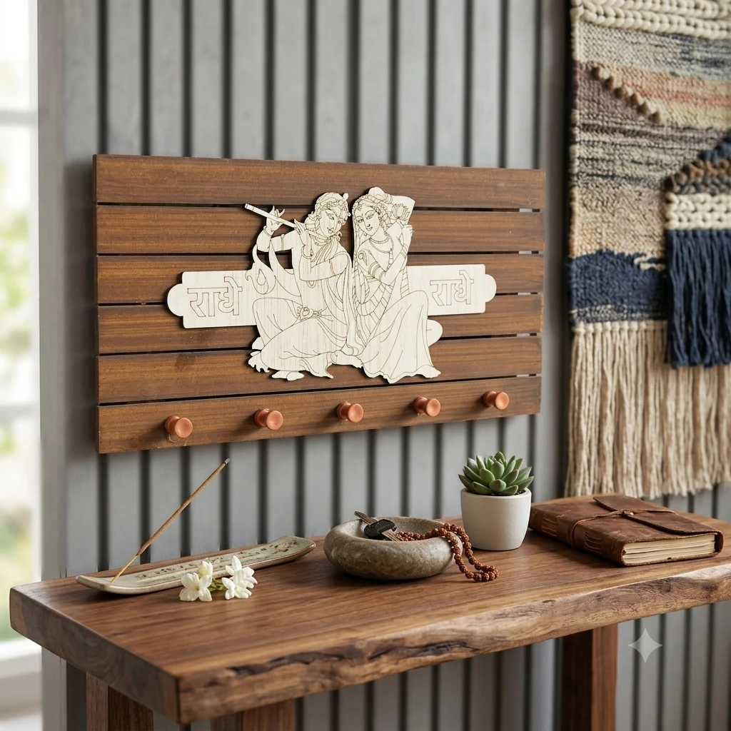 Wooden key holder (SKU-14SMML)