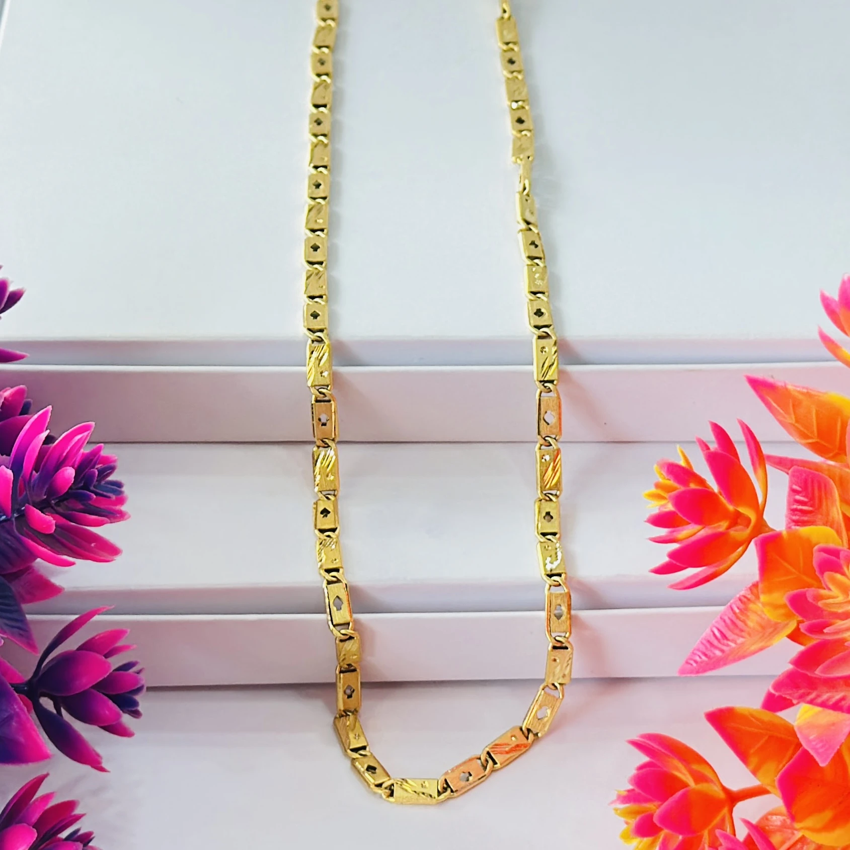 Gold Plated Nawabi Chain for Men