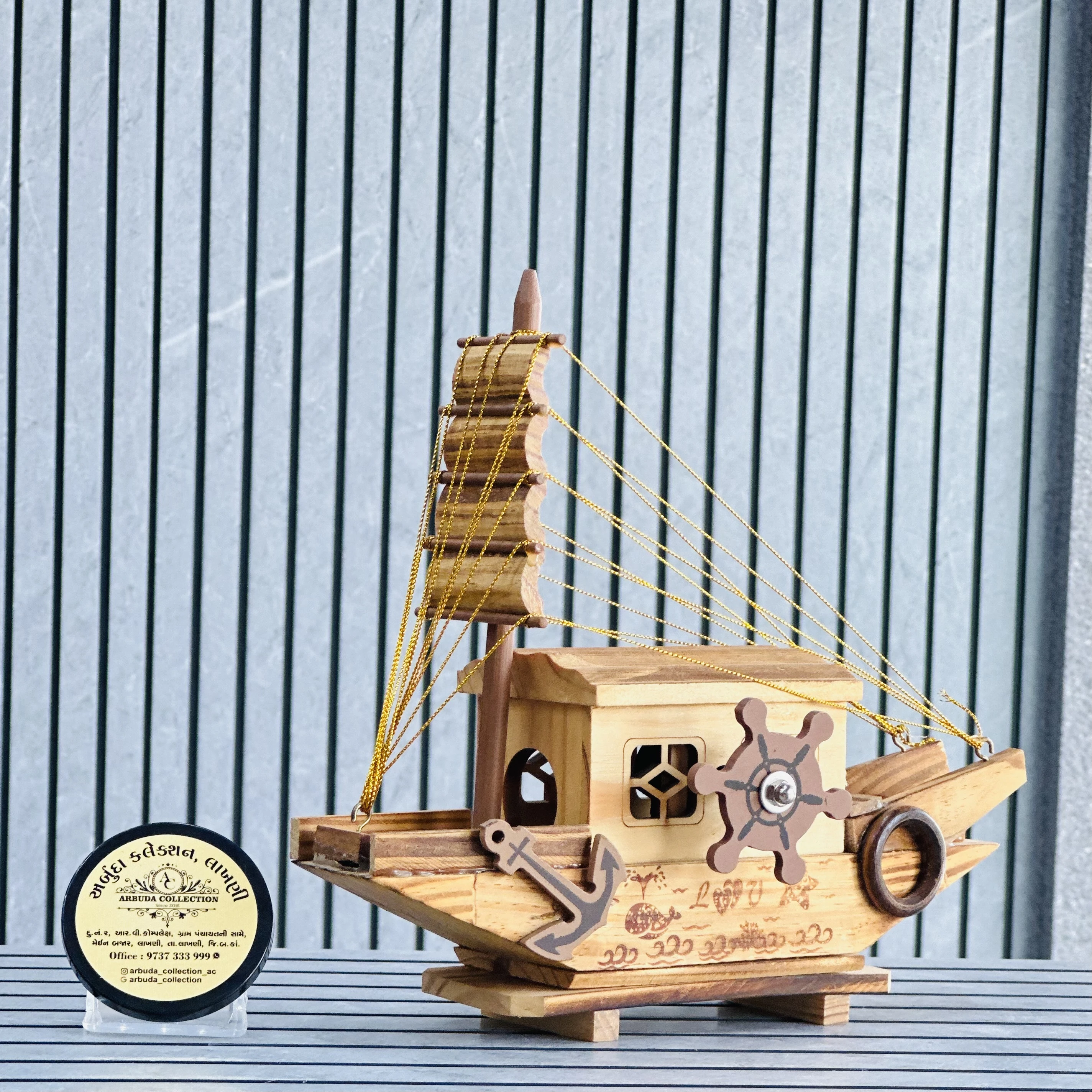 Wooden Boat Model