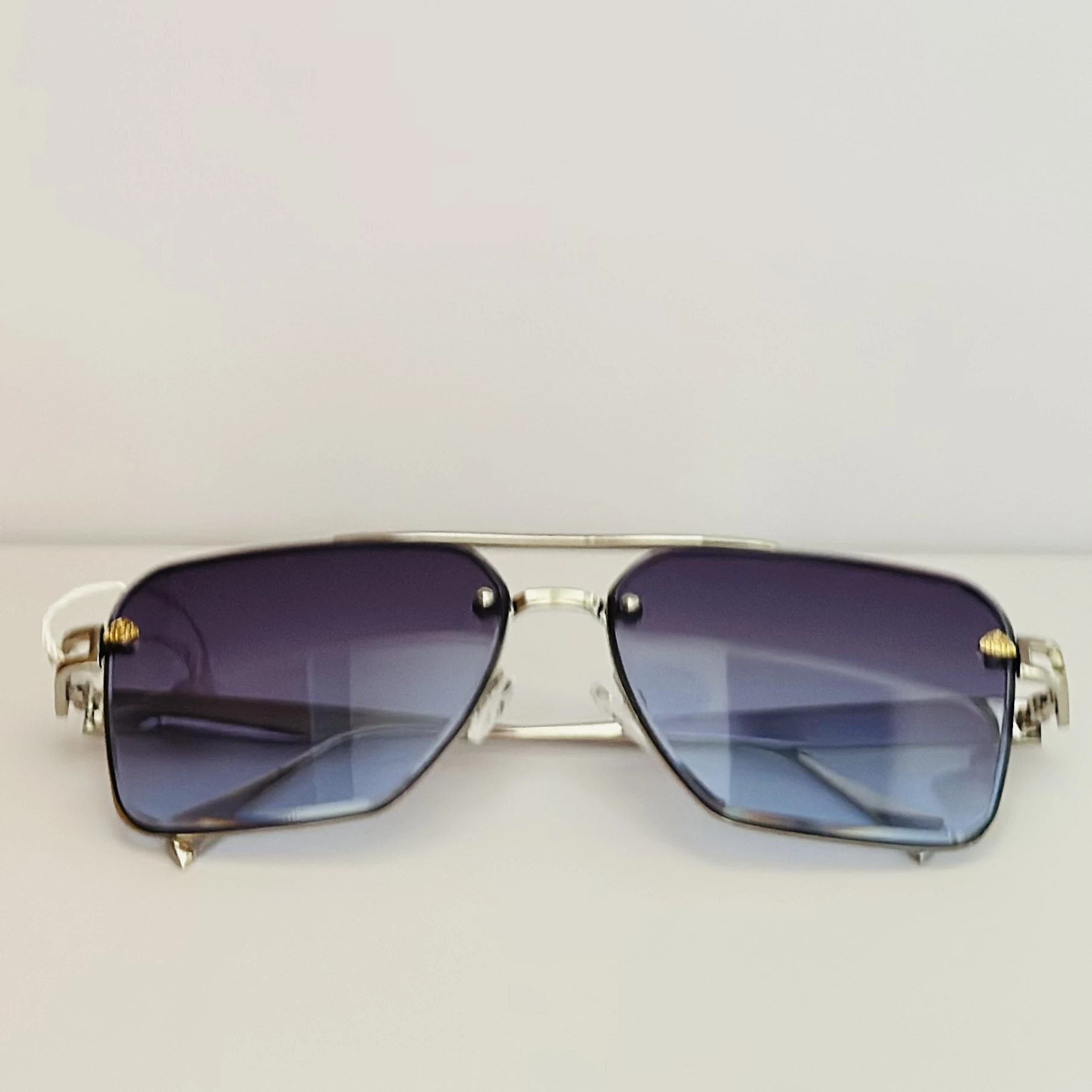 frameless aviator sunglasses
