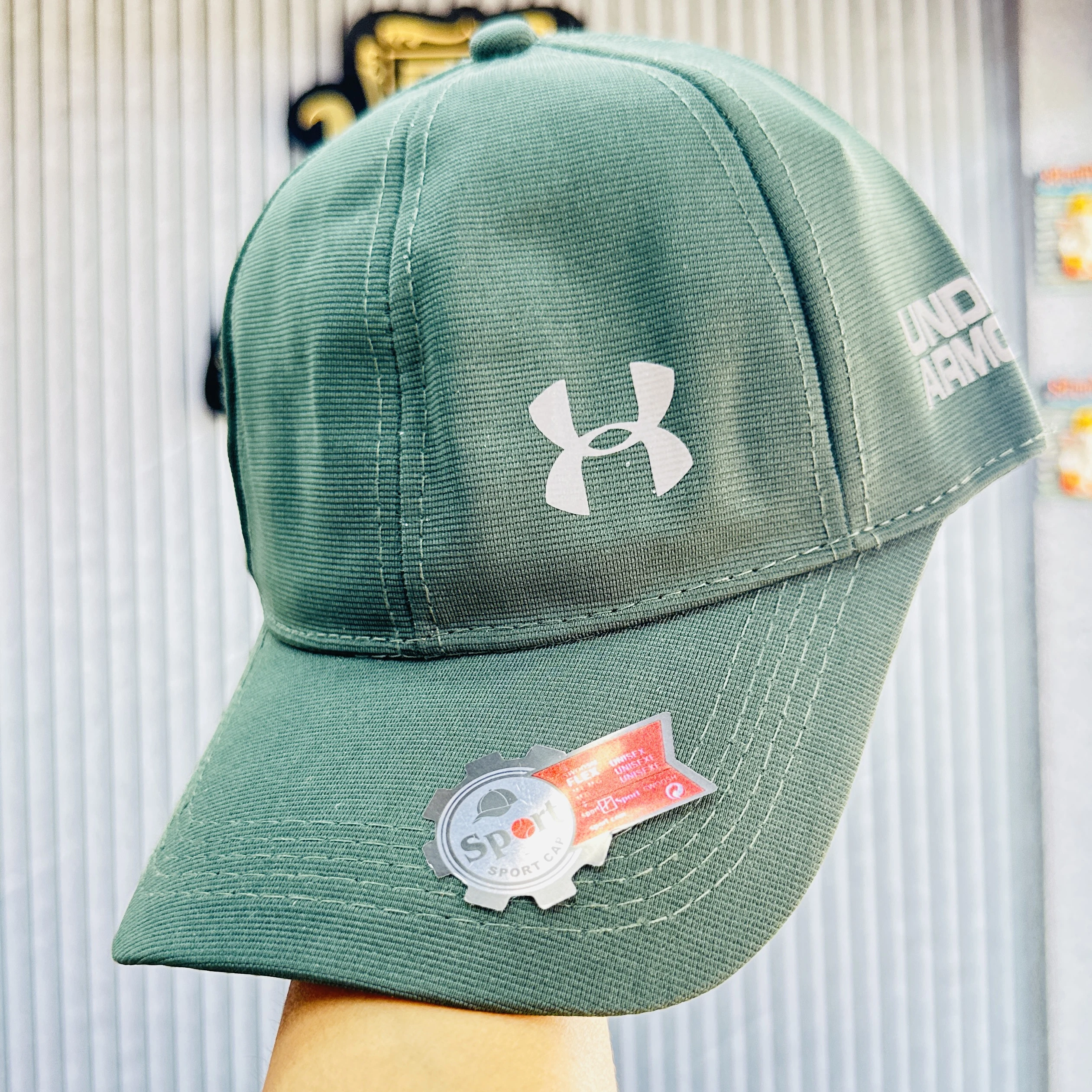 Under Armour Green Blitzing Adjustable Cap