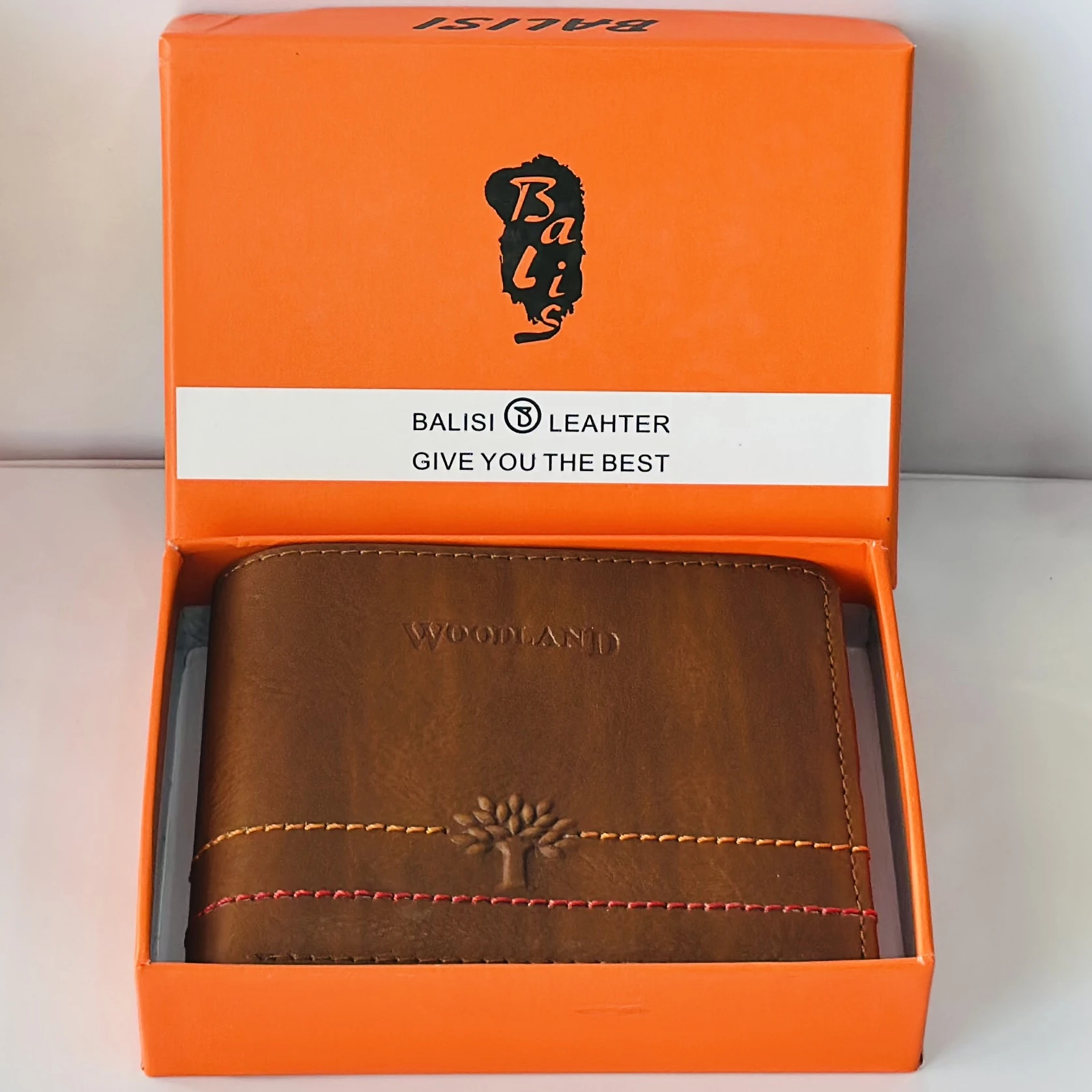 Woodland leather bi-fold wallet