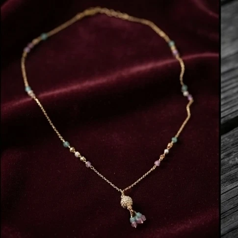 Gold plated necklace